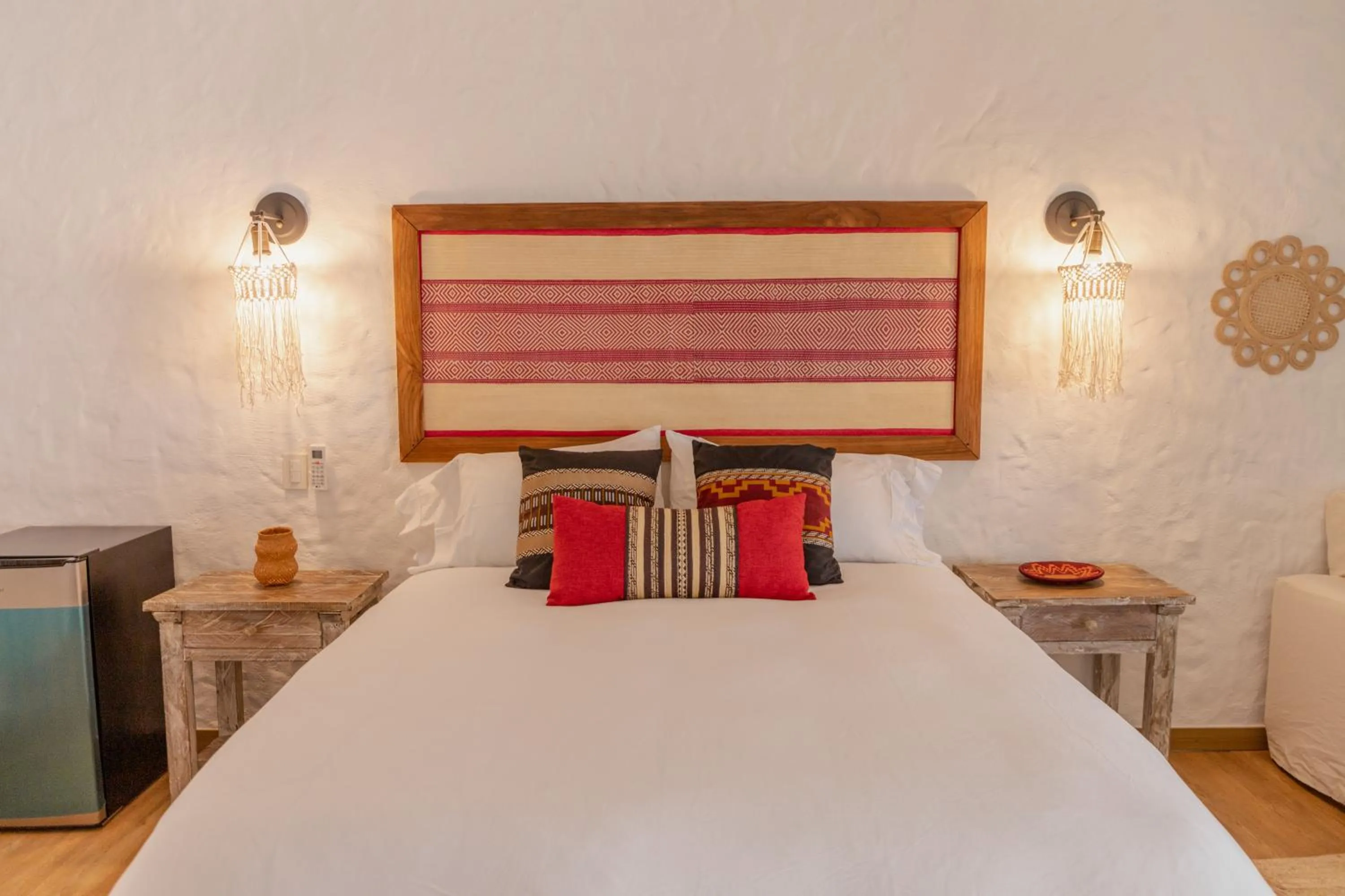 Bed in Bora Bora Beach Club Cartagena