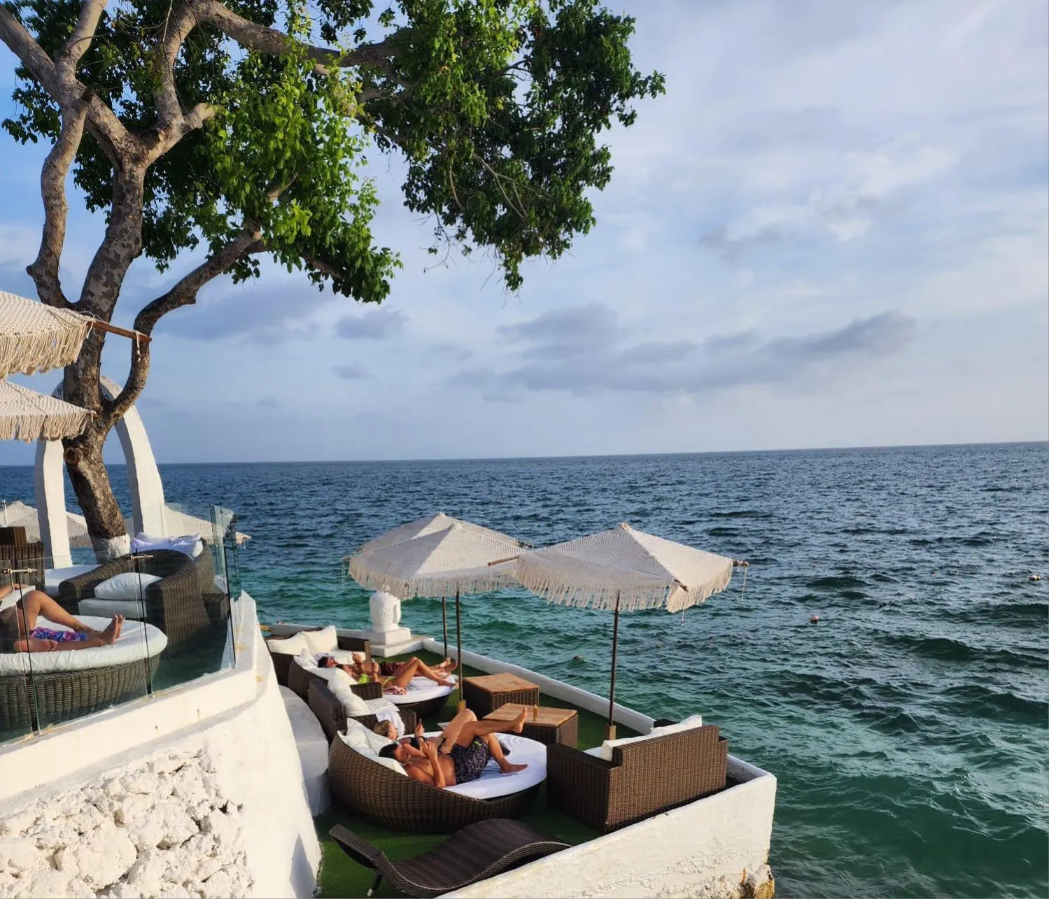 Patio in Bora Bora Beach Club Cartagena