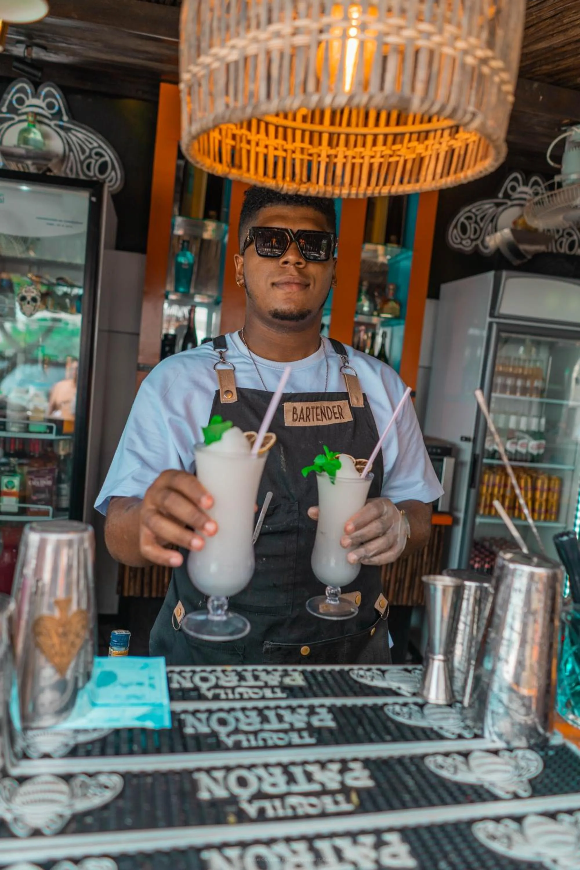 Staff in Bora Bora Beach Club Cartagena