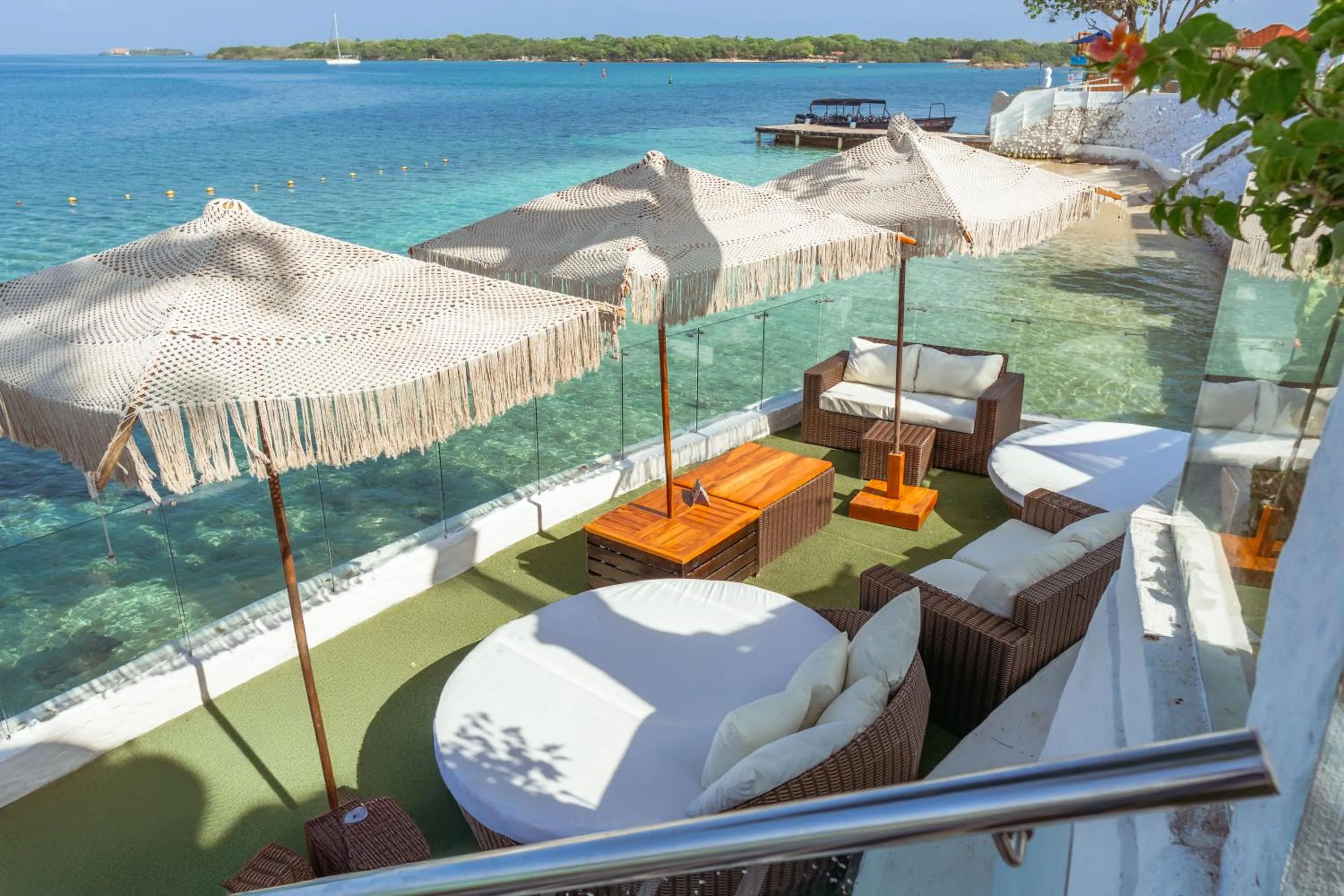 Balcony/Terrace in Bora Bora Beach Club Cartagena