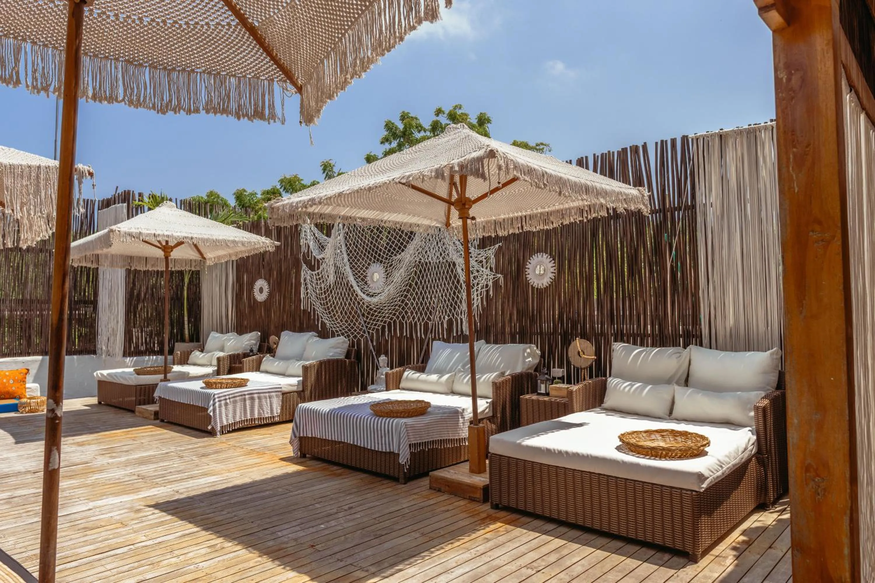 Patio in Bora Bora Beach Club Cartagena