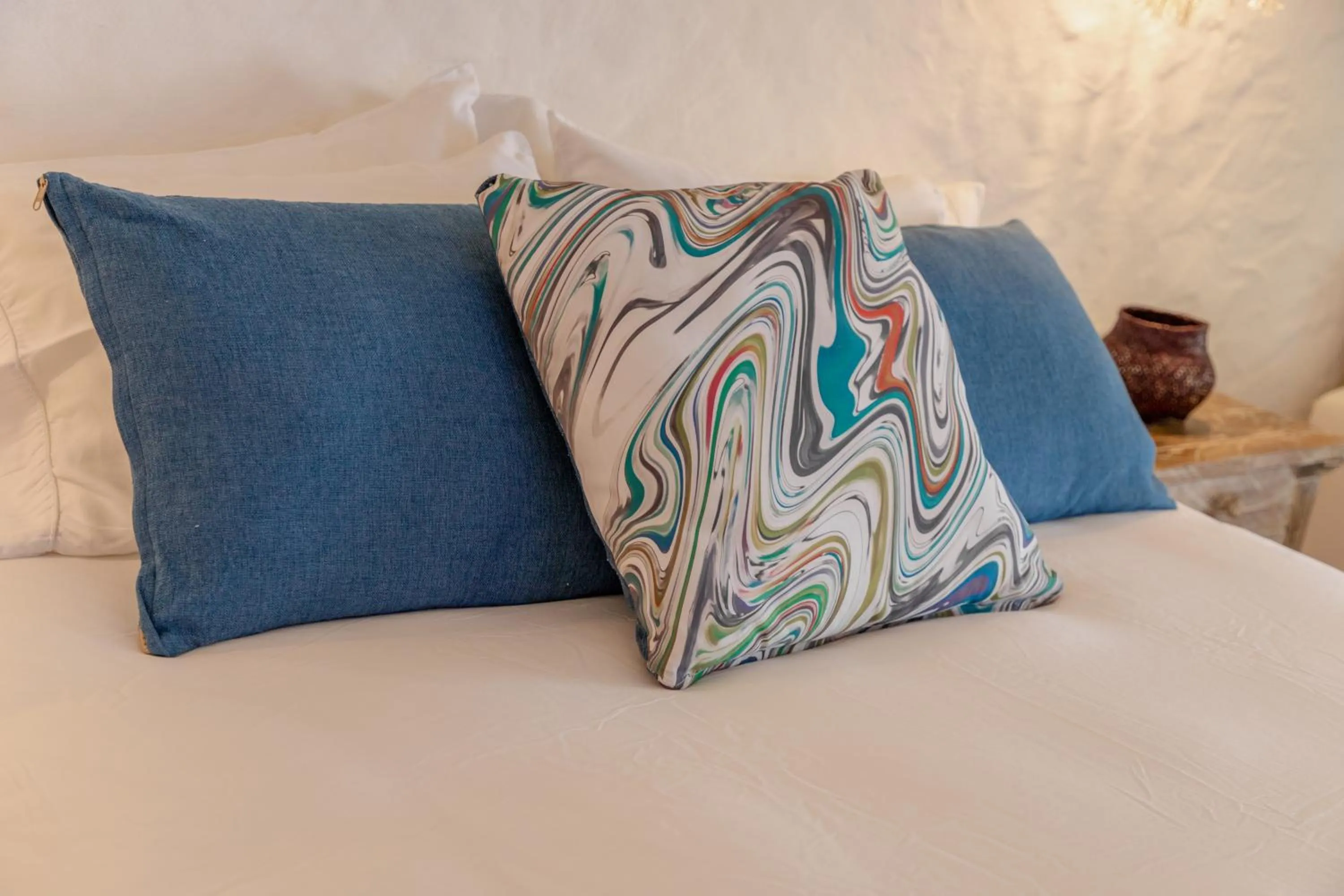 Bed in Bora Bora Beach Club Cartagena