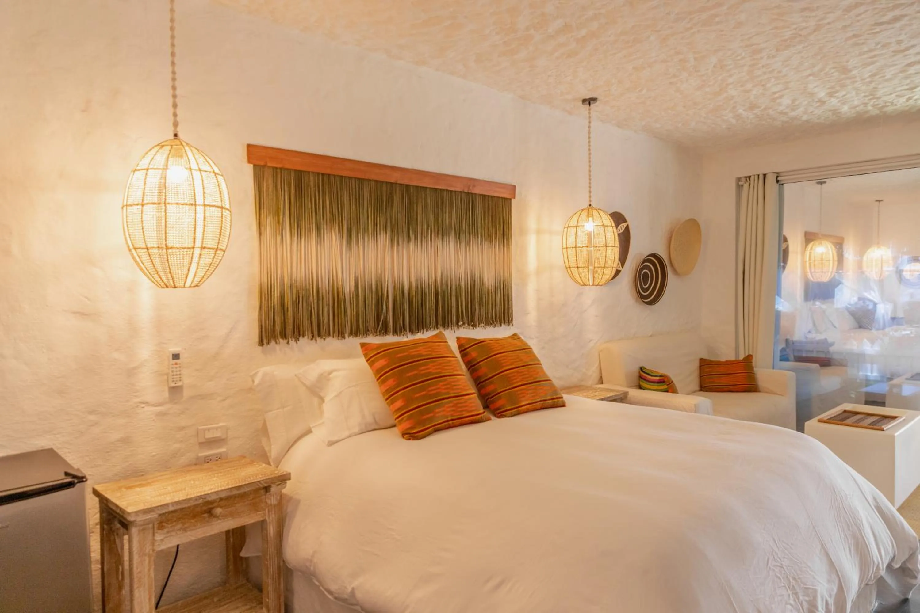 Bed in Bora Bora Beach Club Cartagena