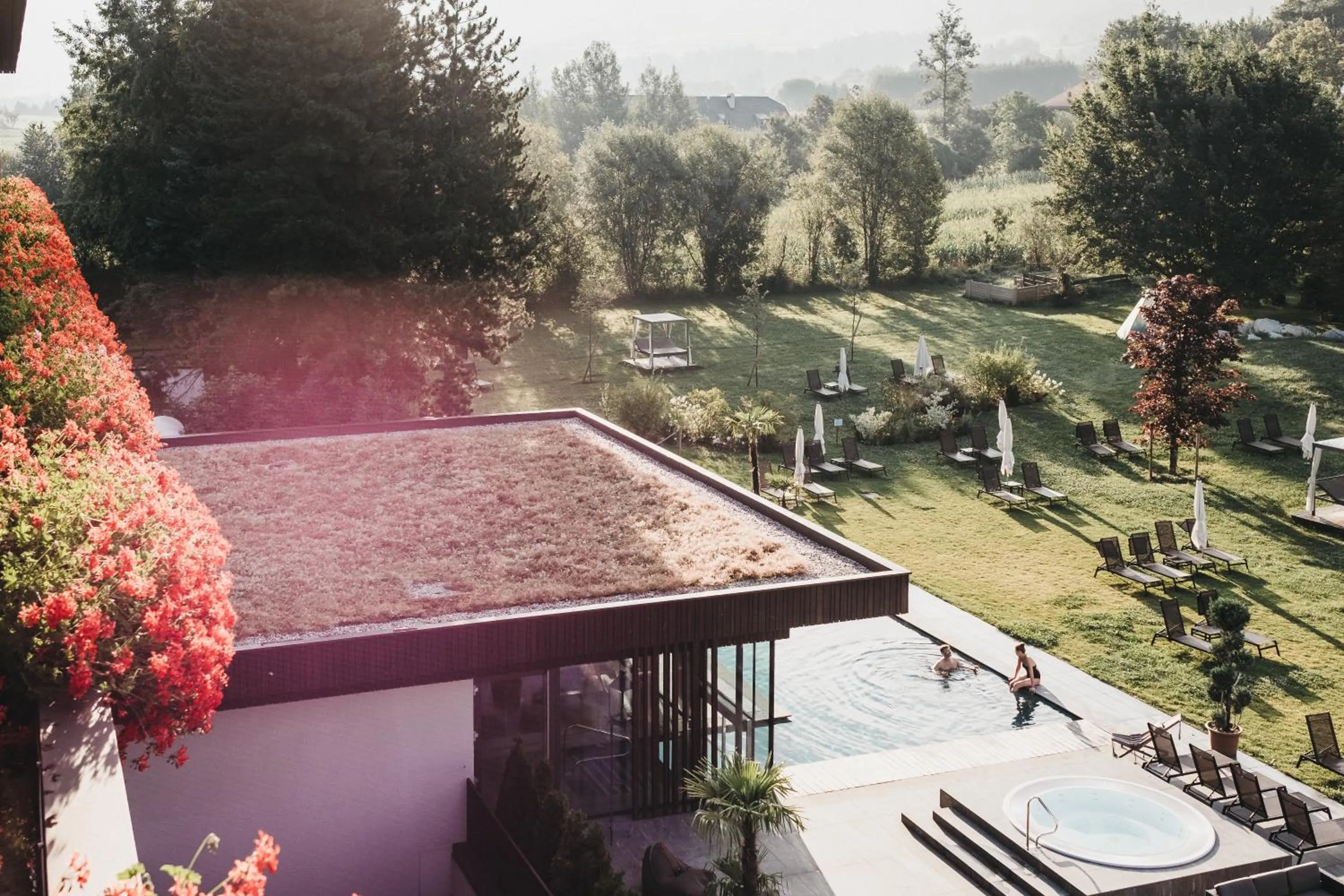 Bird's eye view in Hotel Rudolf