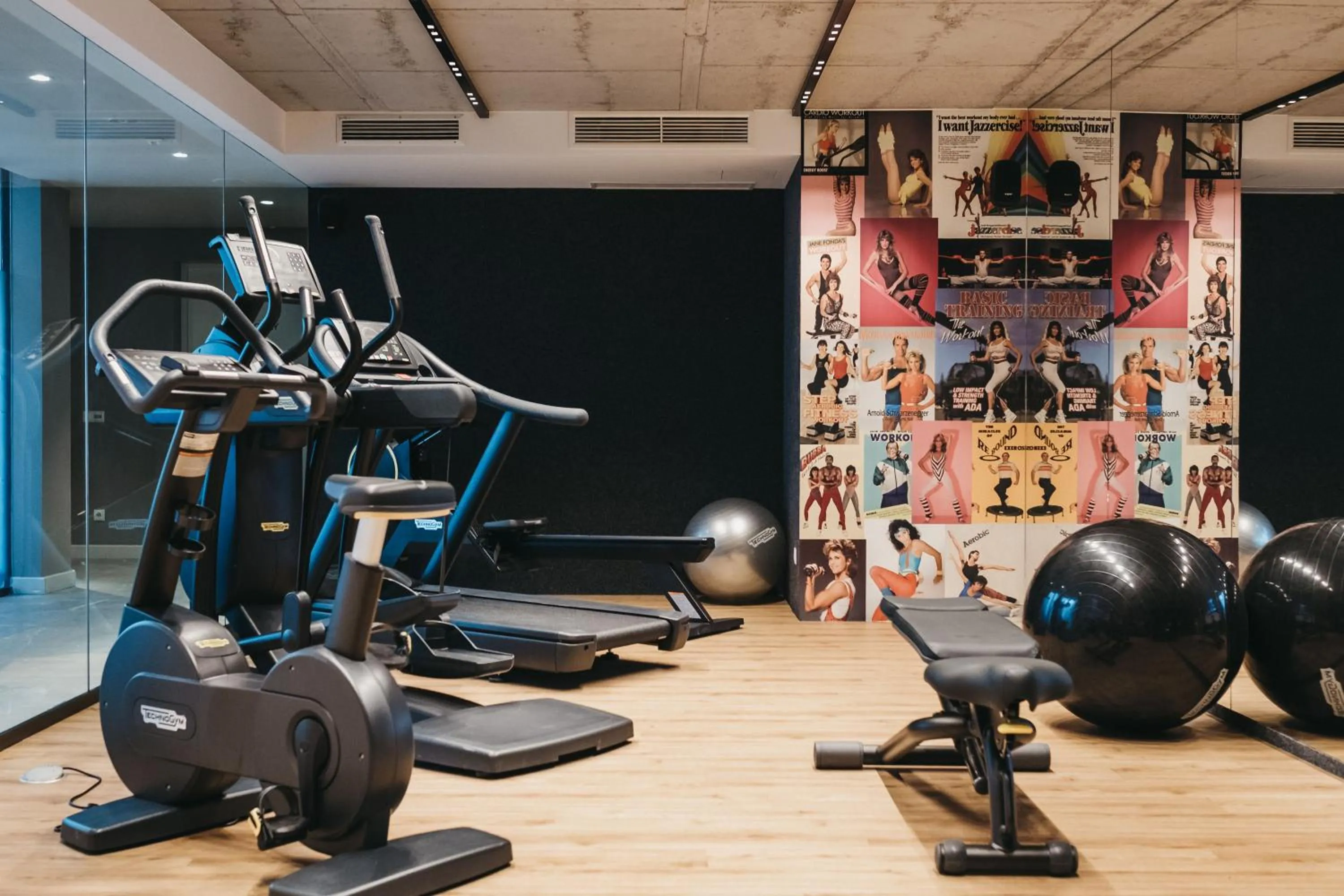 Fitness centre/facilities in Hotel Rudolf