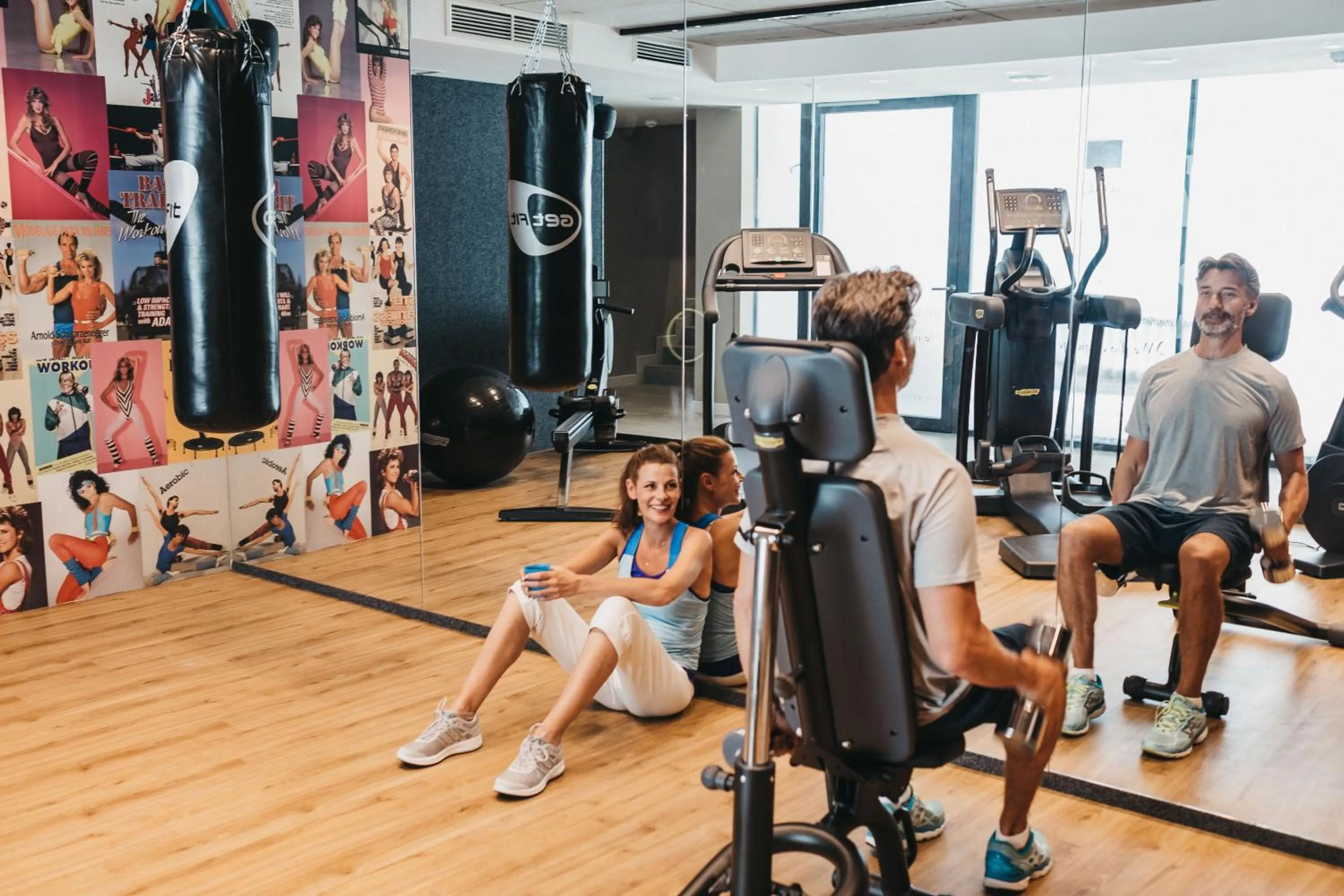 Fitness centre/facilities in Hotel Rudolf