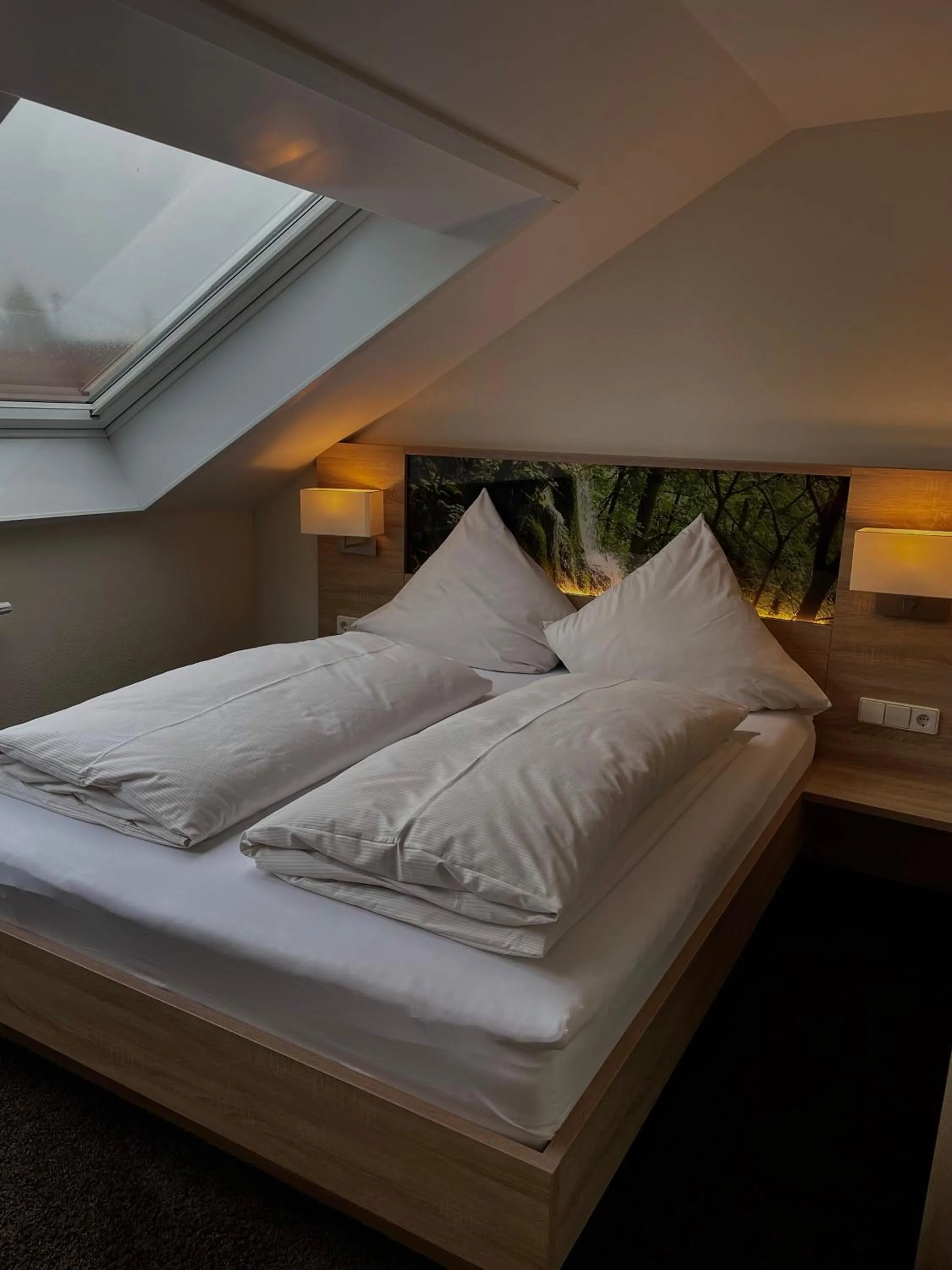 Bed in Gasthof Lamm Grabenstetten