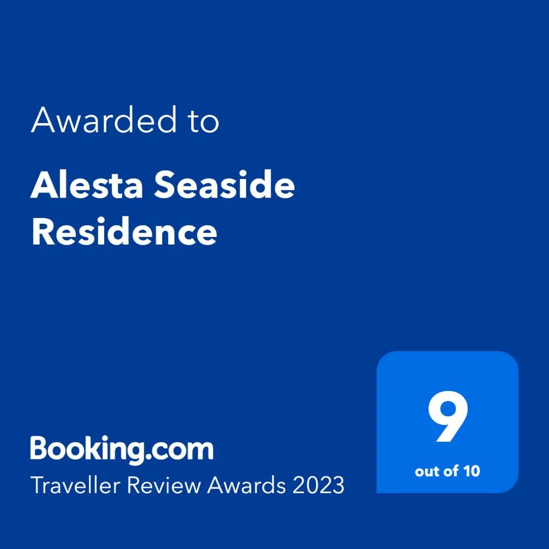 Certificate/Award in Alesta Seaside Residence