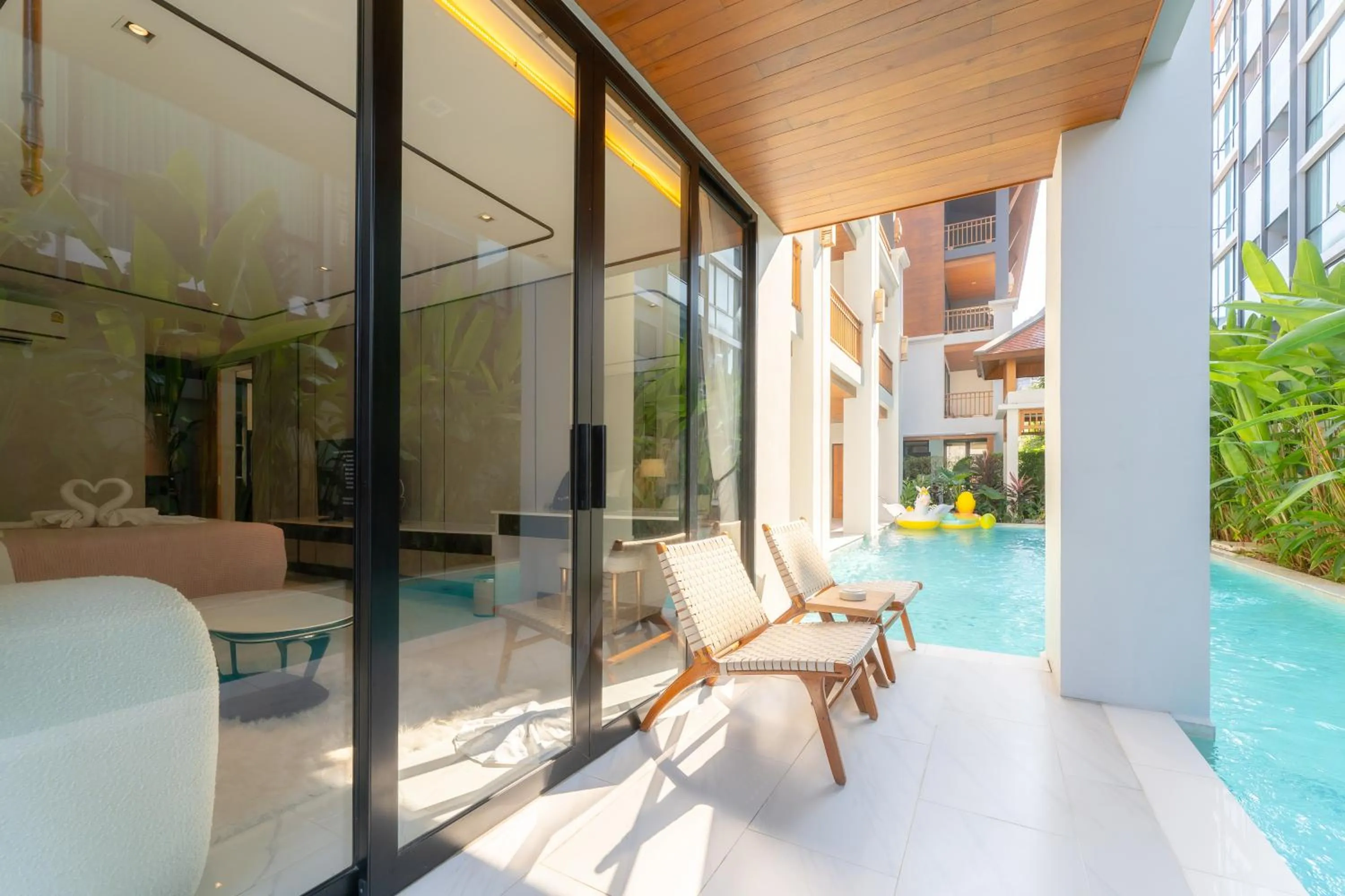 Pool view in Verbena Chiangmai