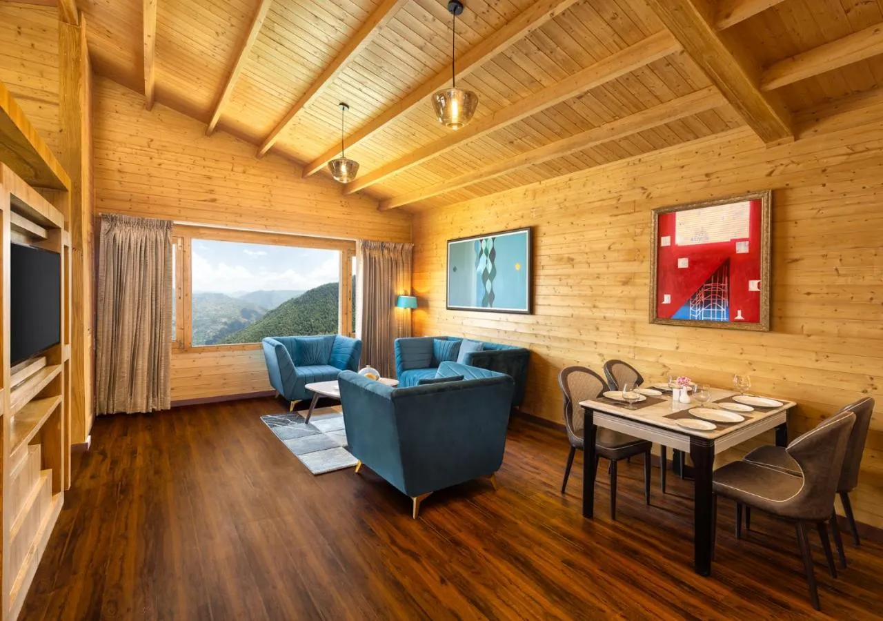 Living room in juSTa Cliffend Resort & Spa, Mashobra