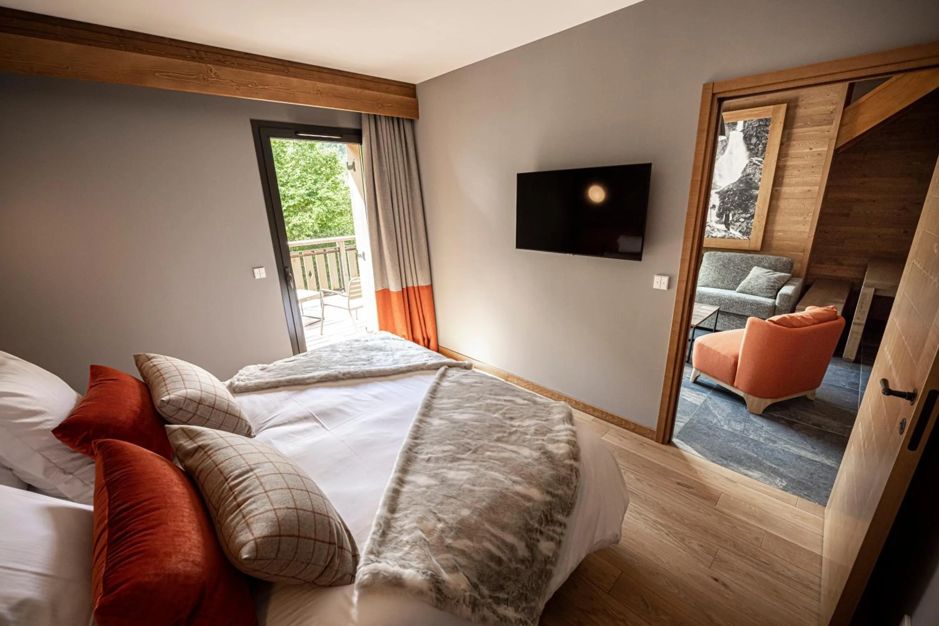 Bedroom, Bed in Pure Montagne Resort & Spa