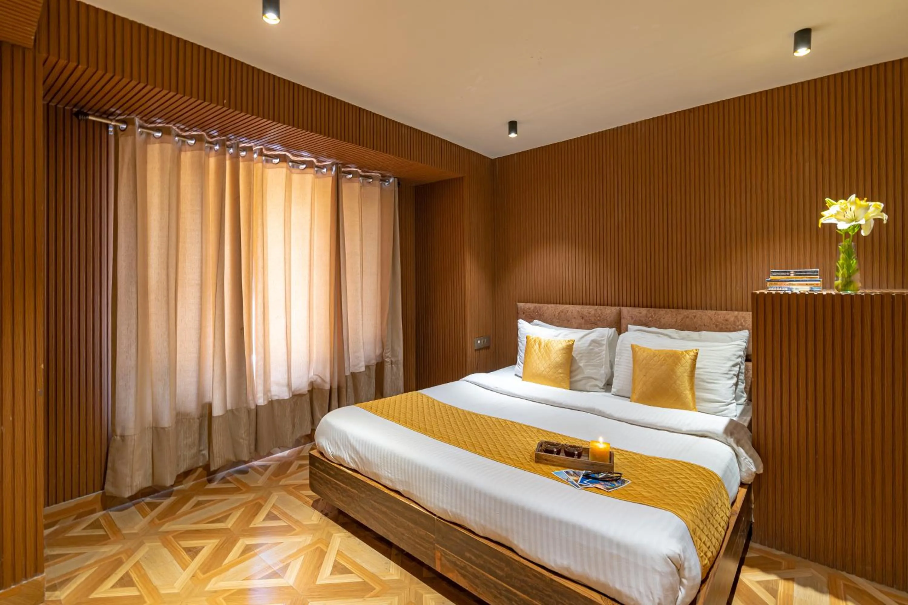 Bed in The Social Stays Mussoorie