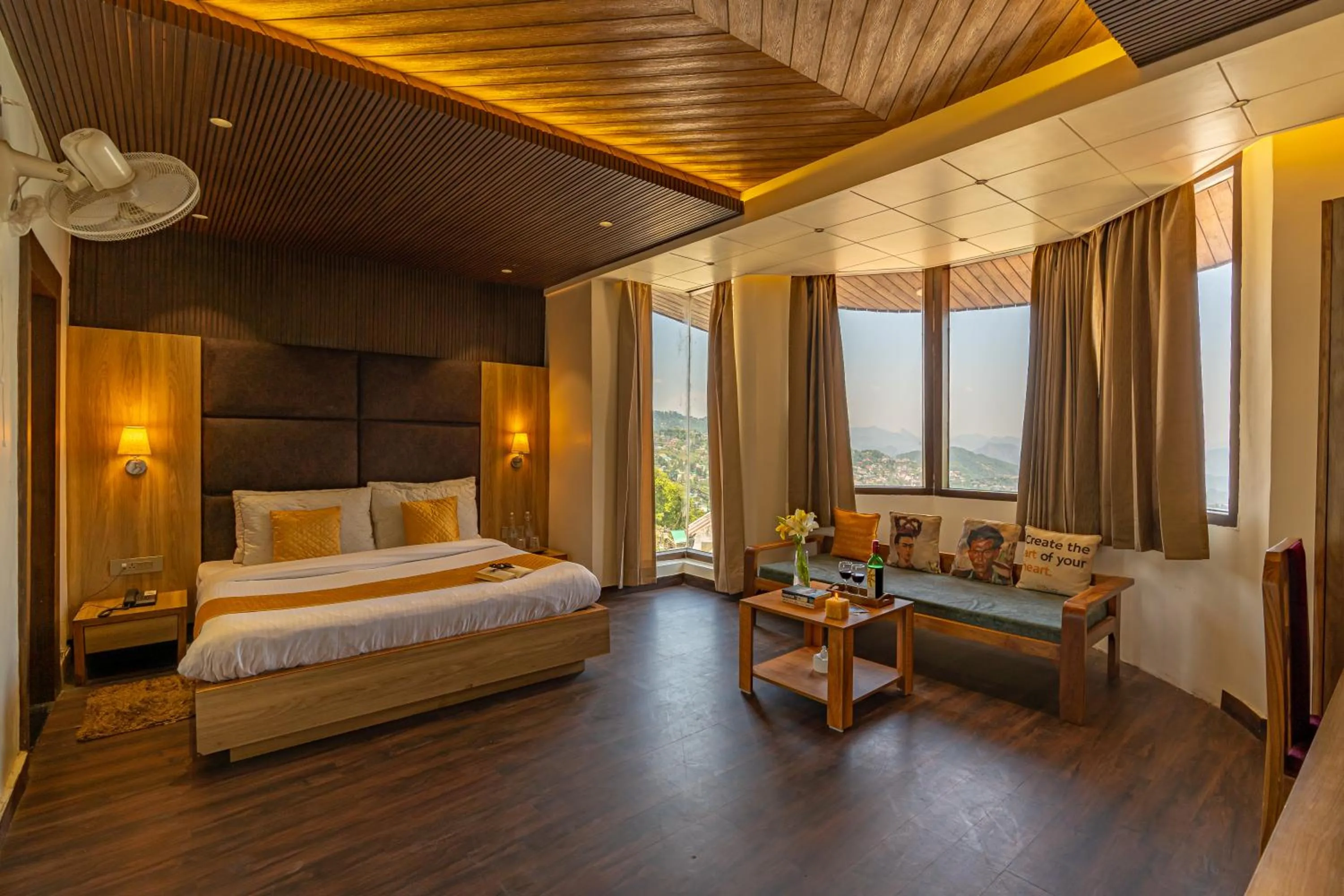 Bed in The Social Stays Mussoorie