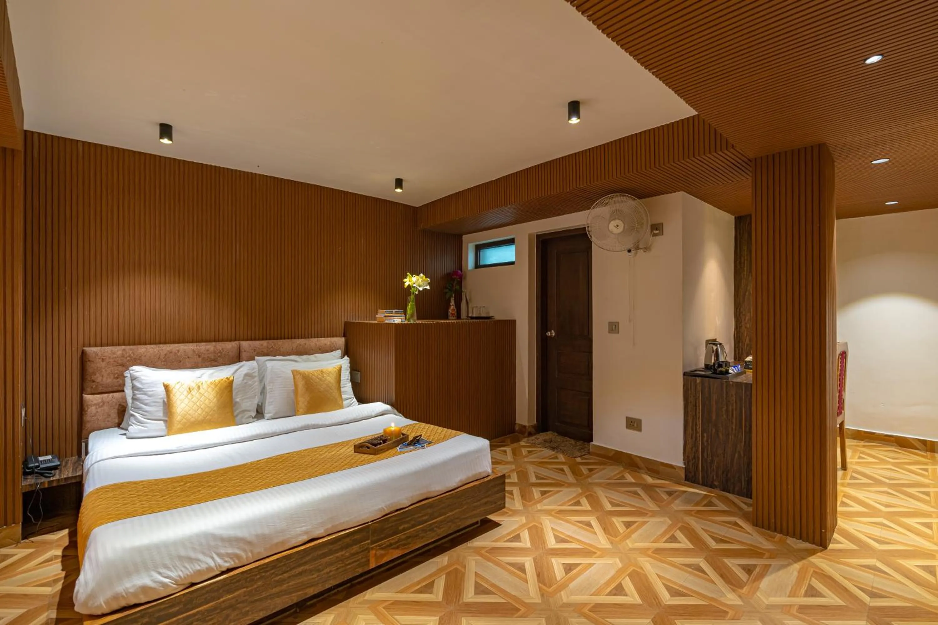 Bed in The Social Stays Mussoorie