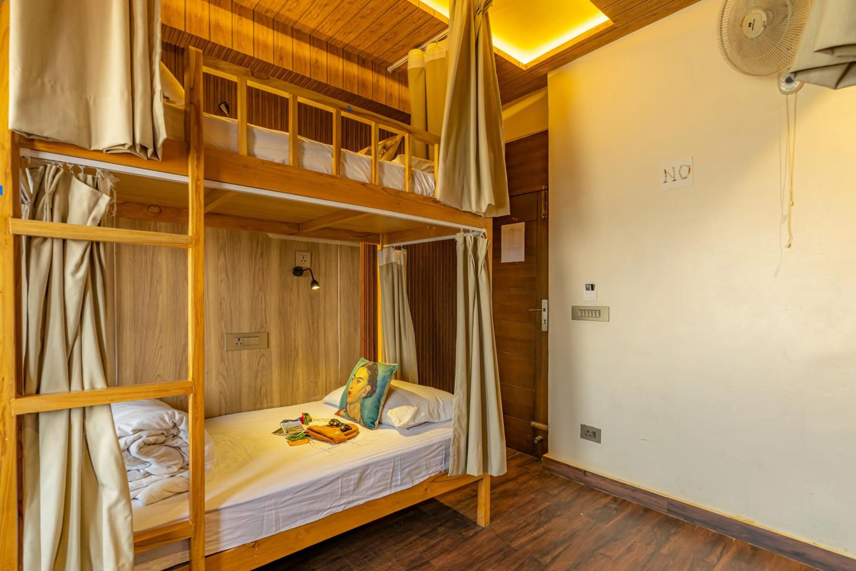 Bed in The Social Stays Mussoorie