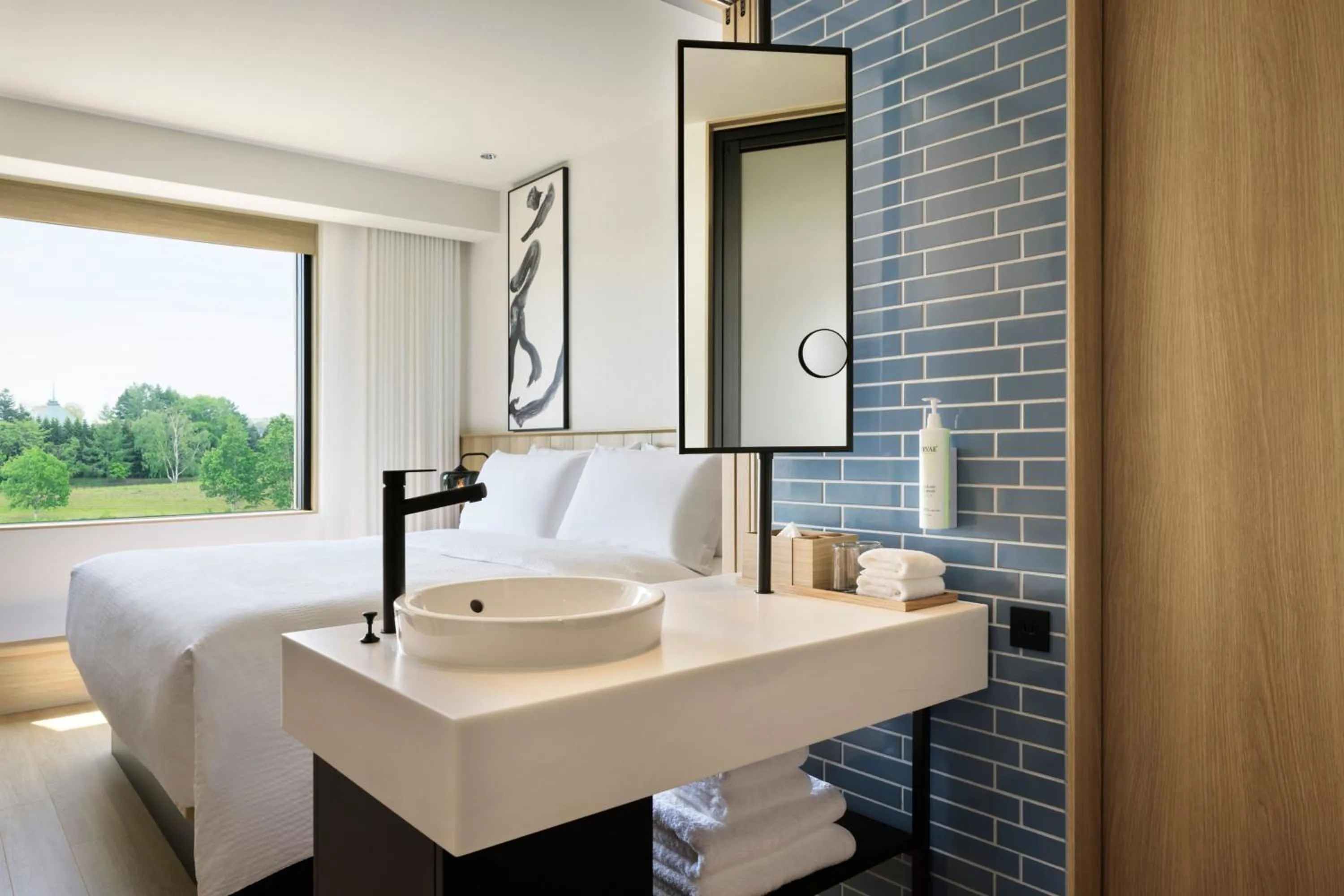 Bathroom, Bed in Fairfield by Marriott Hokkaido Eniwa