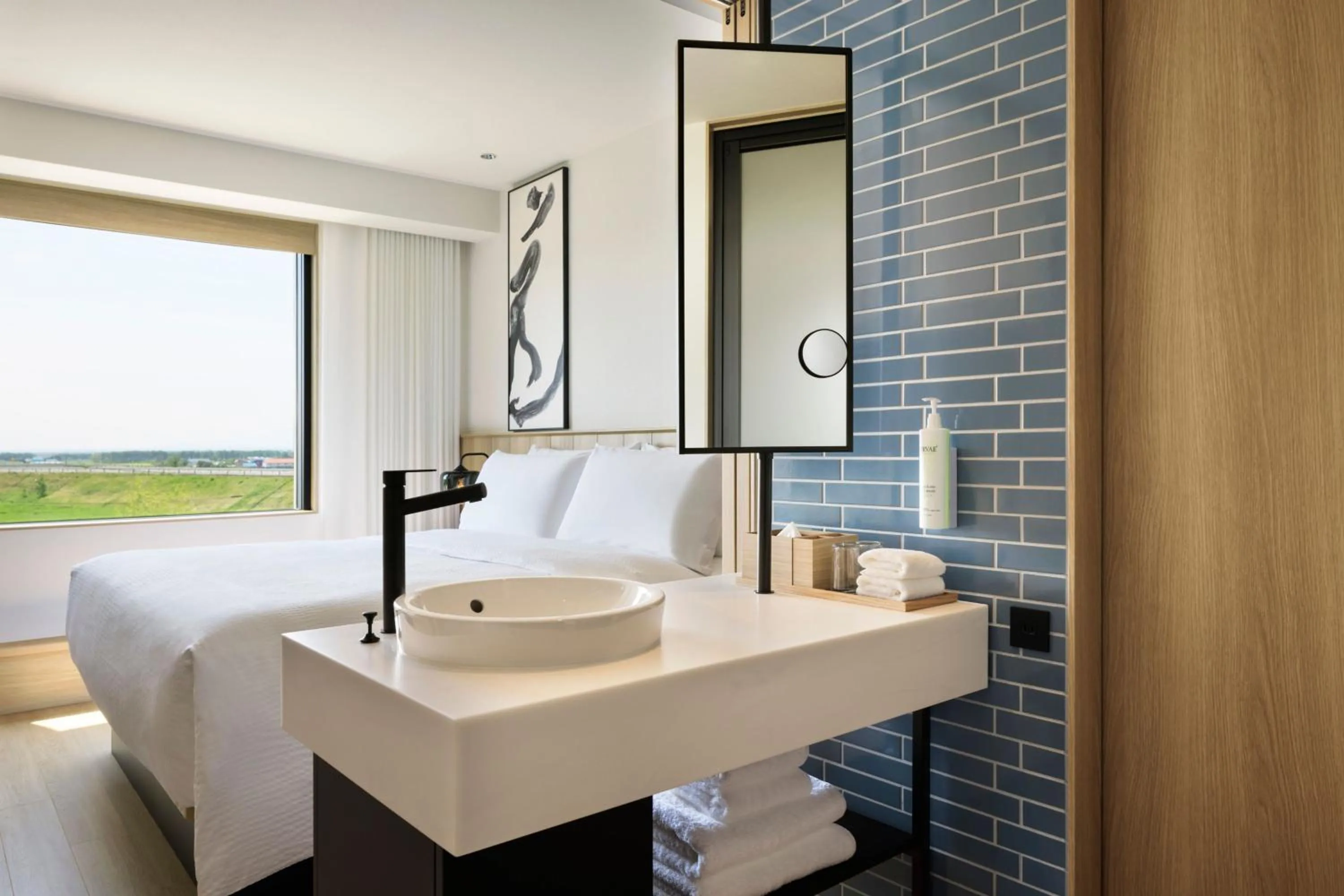 Bathroom, Bed in Fairfield by Marriott Hokkaido Naganuma