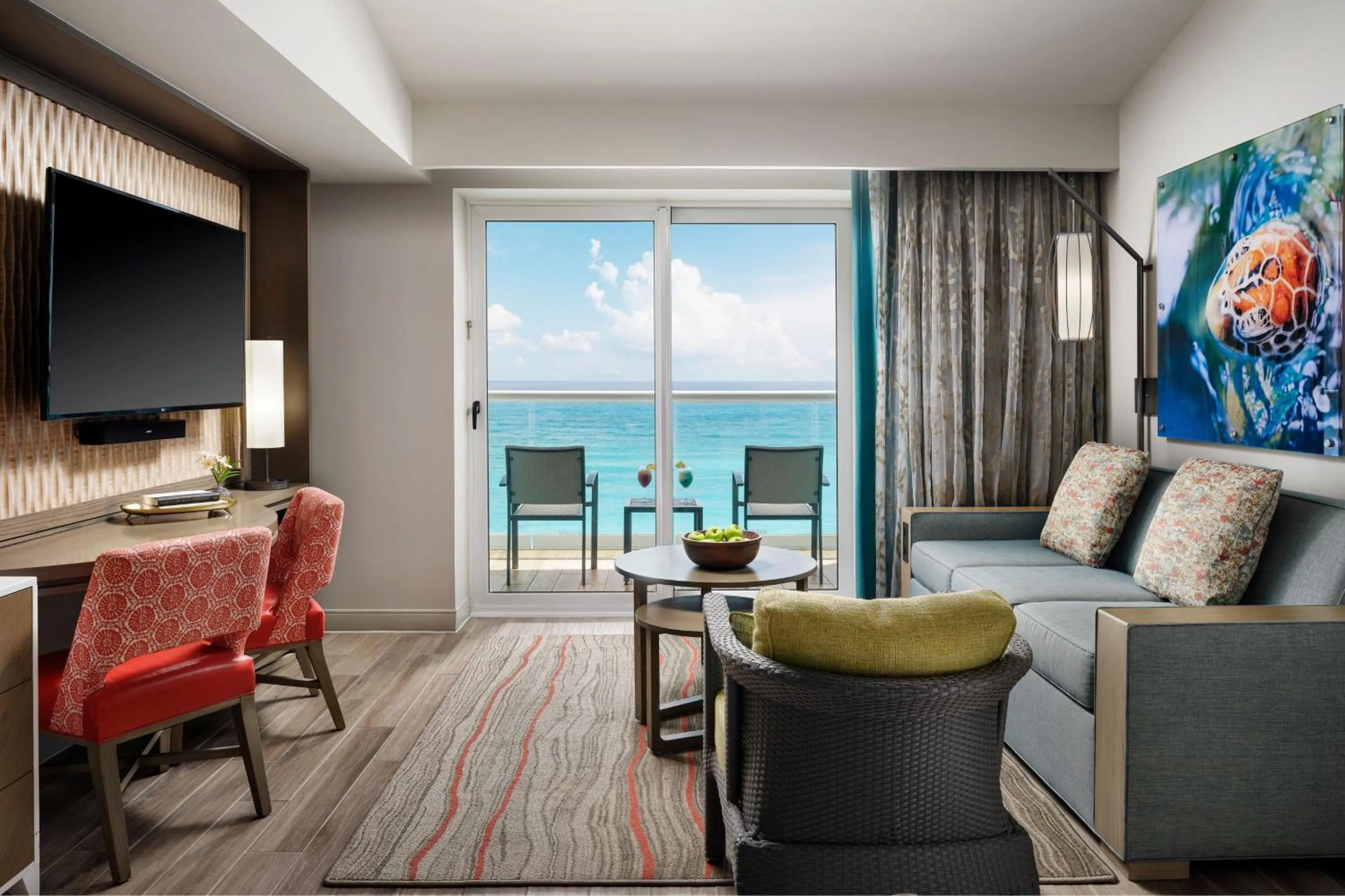 Living room in The Westin Cancun Resort Villas & Spa