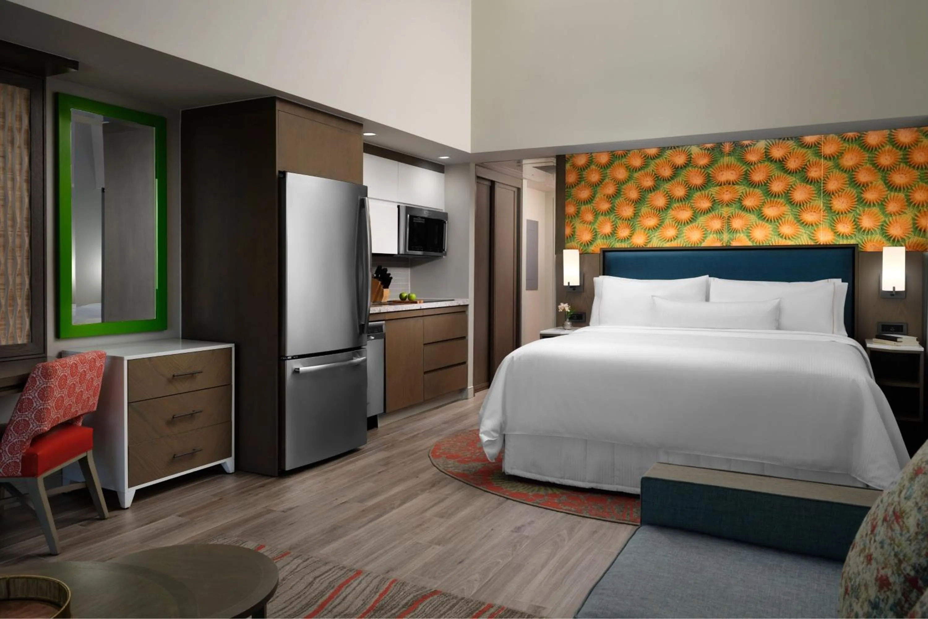 Living room, Bed in The Westin Cancun Resort Villas & Spa