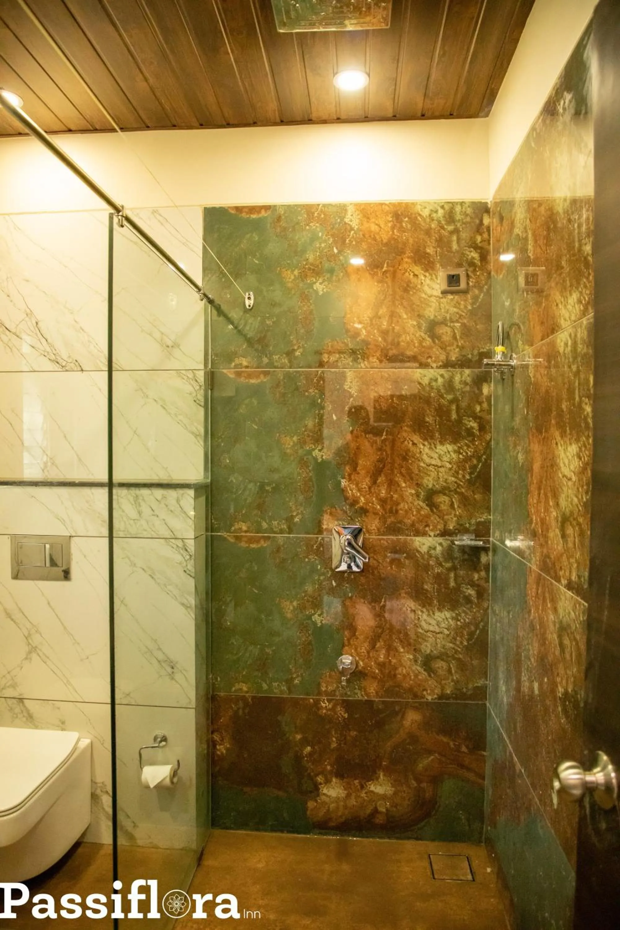 Bathroom in Passiflora Beach Resort Alibaug