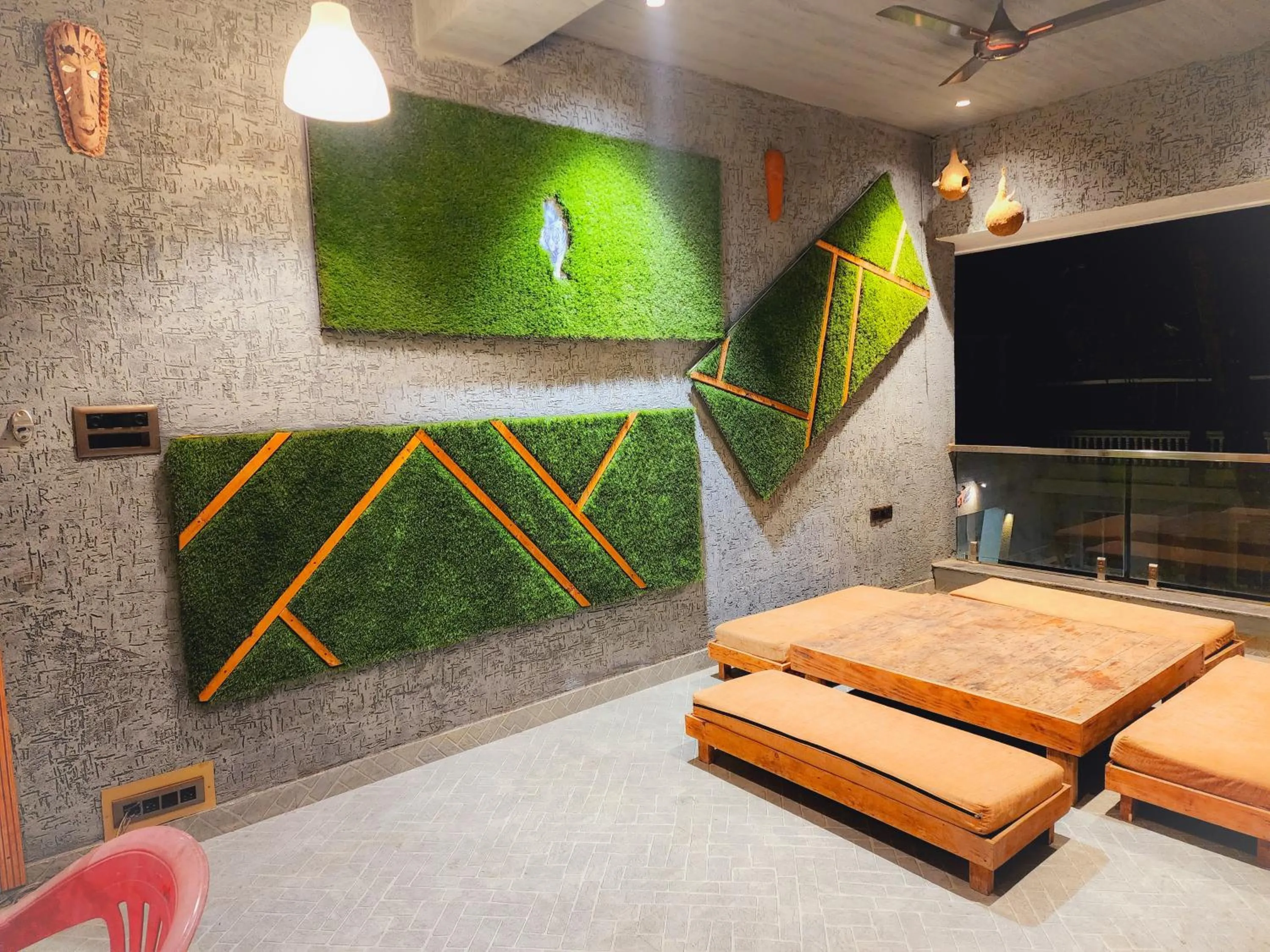 Seating area in Passiflora Beach Resort Alibaug