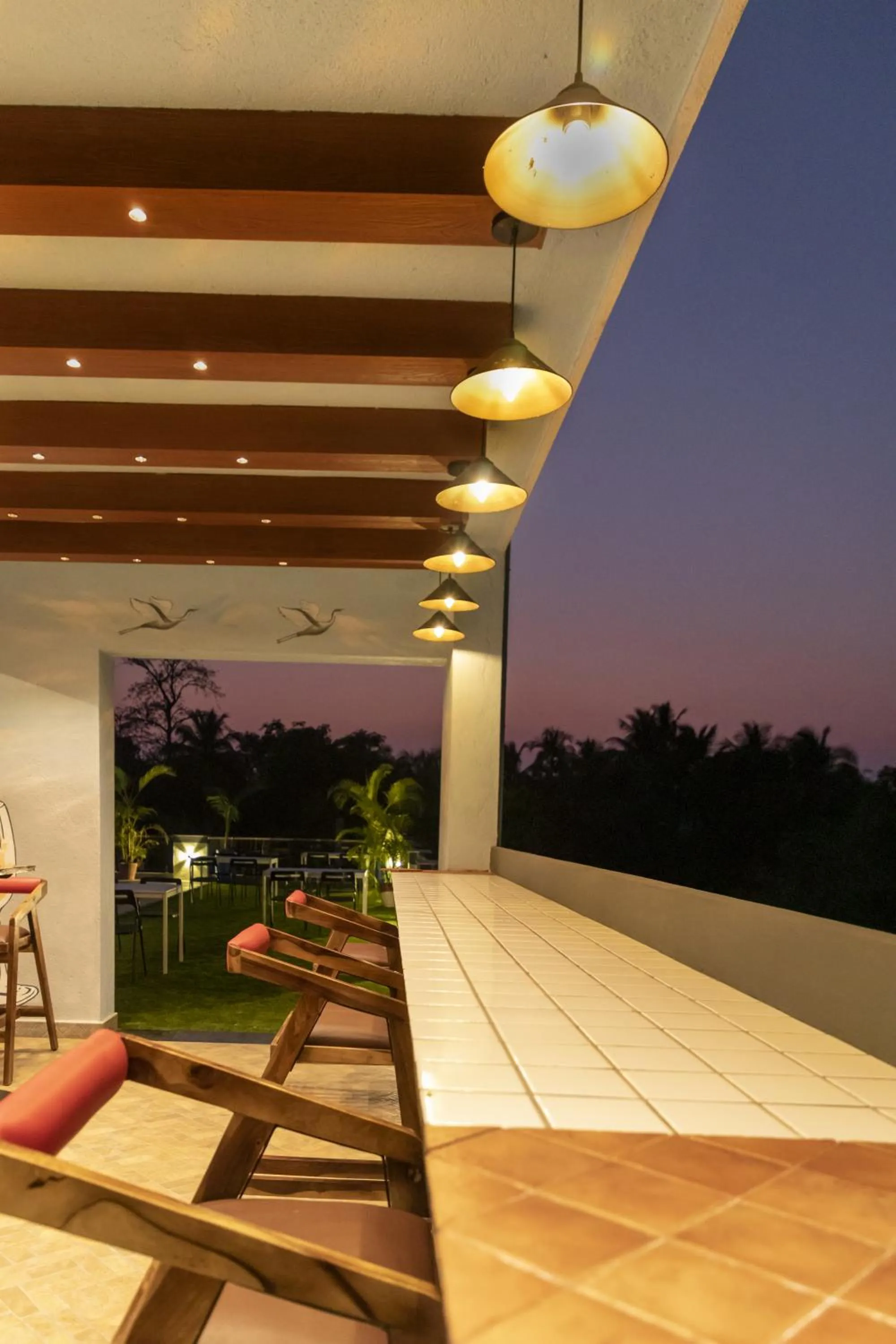Balcony/Terrace in Passiflora Beach Resort Alibaug