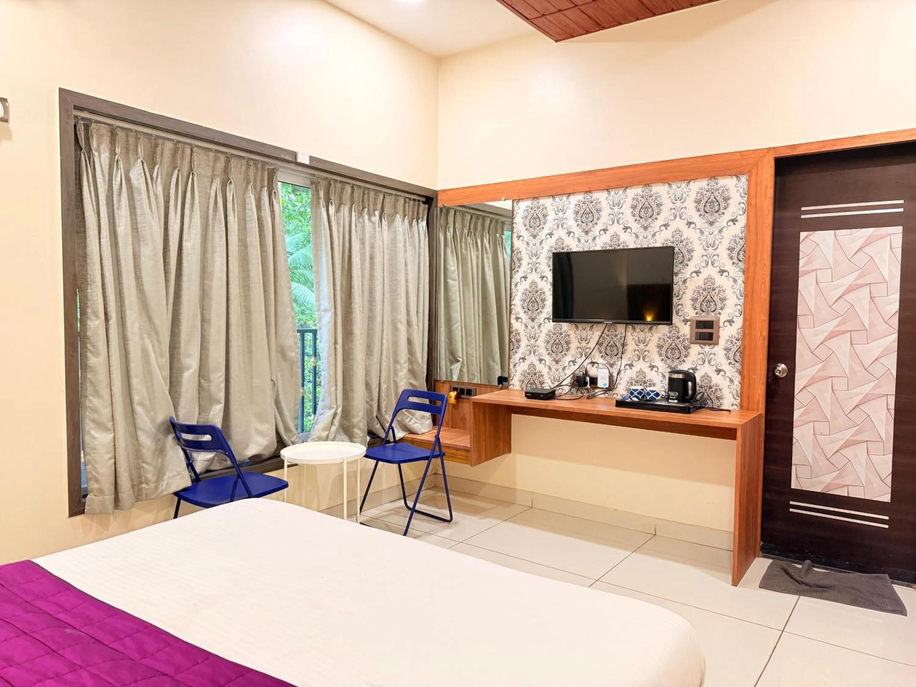 Bedroom in Passiflora Beach Resort Alibaug