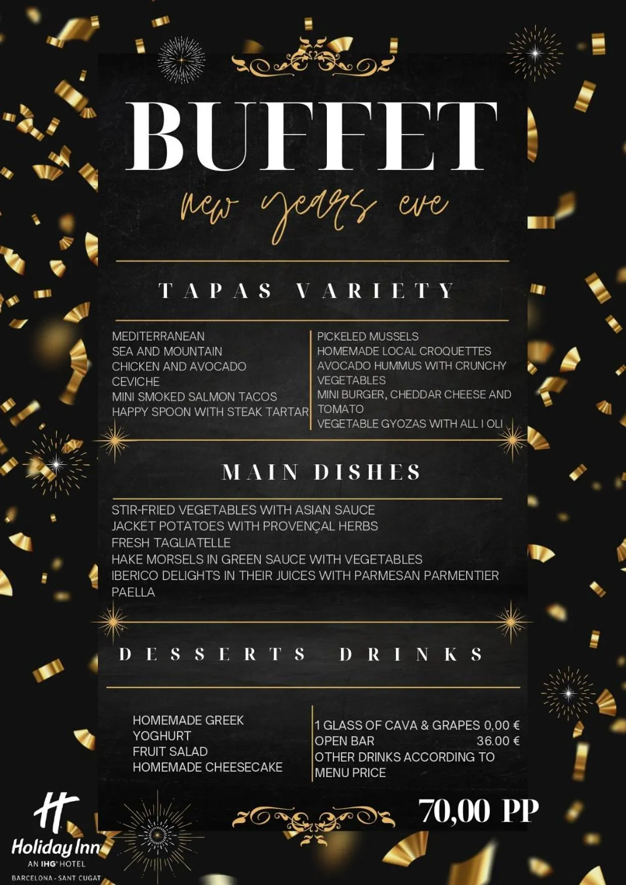 Restaurant/places to eat in Holiday Inn Barcelona - Sant Cugat by IHG