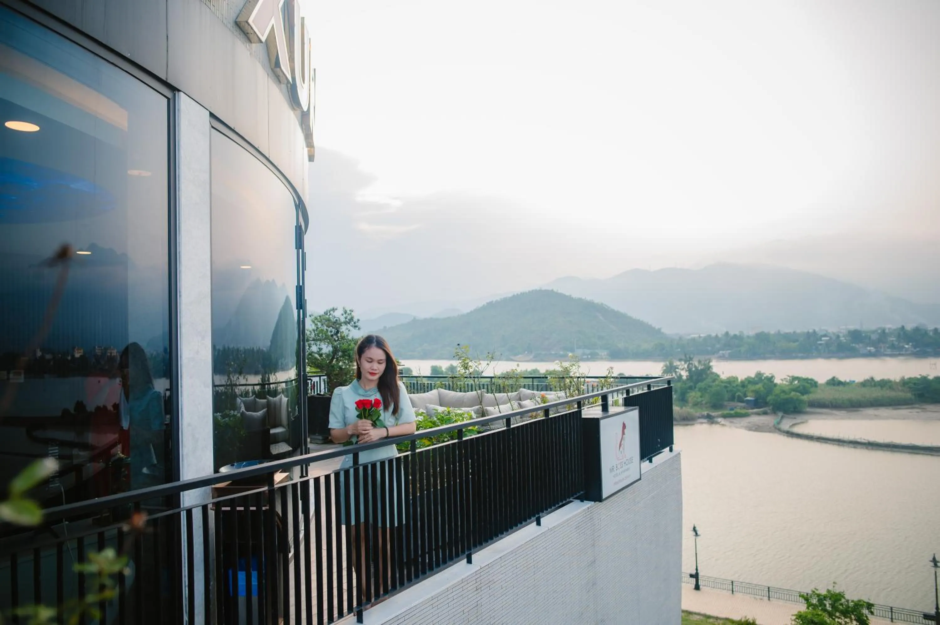 Balcony/Terrace in Cami Riverside Resort Da Nang