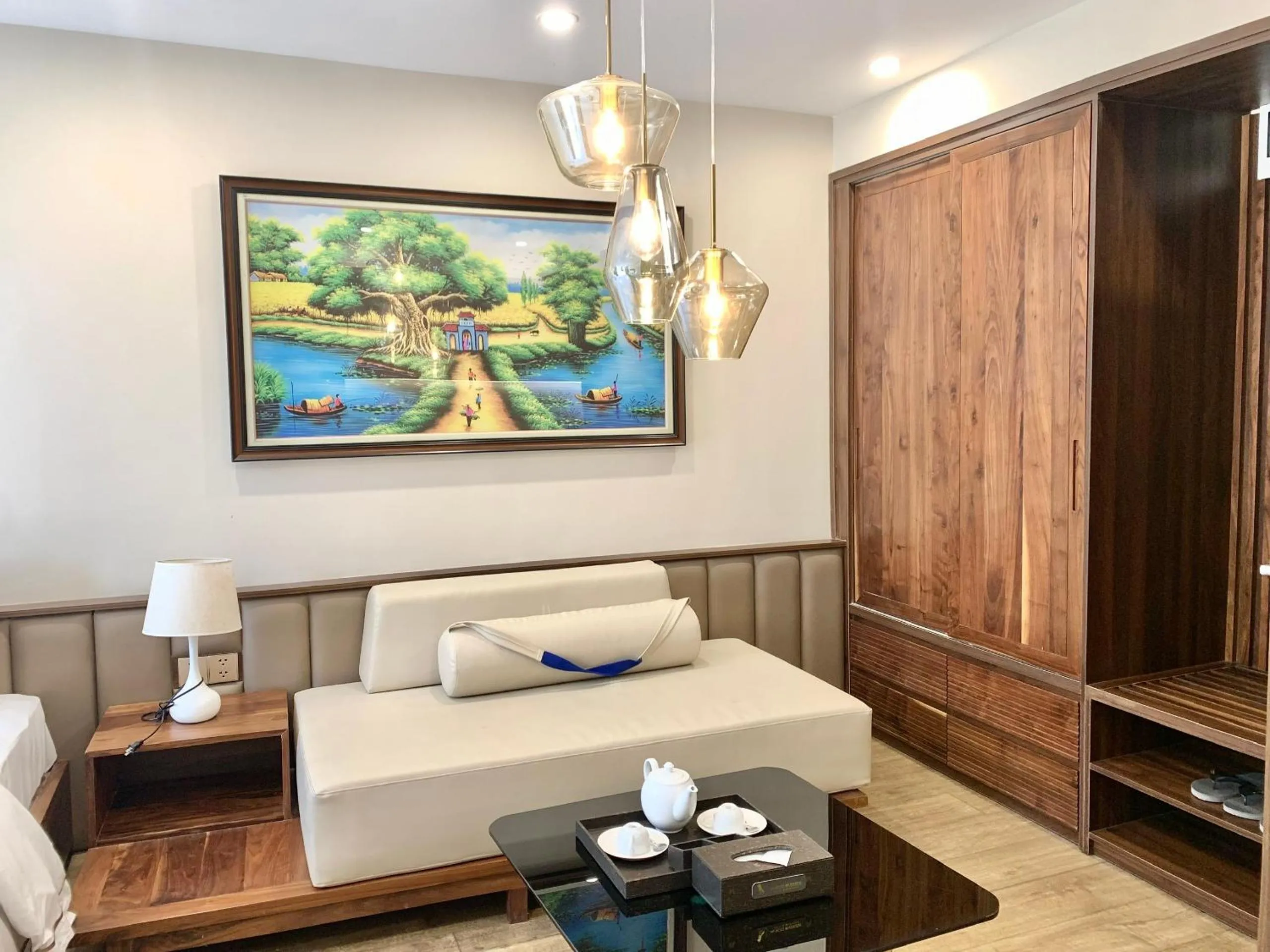 Seating area in Cami Riverside Resort Da Nang