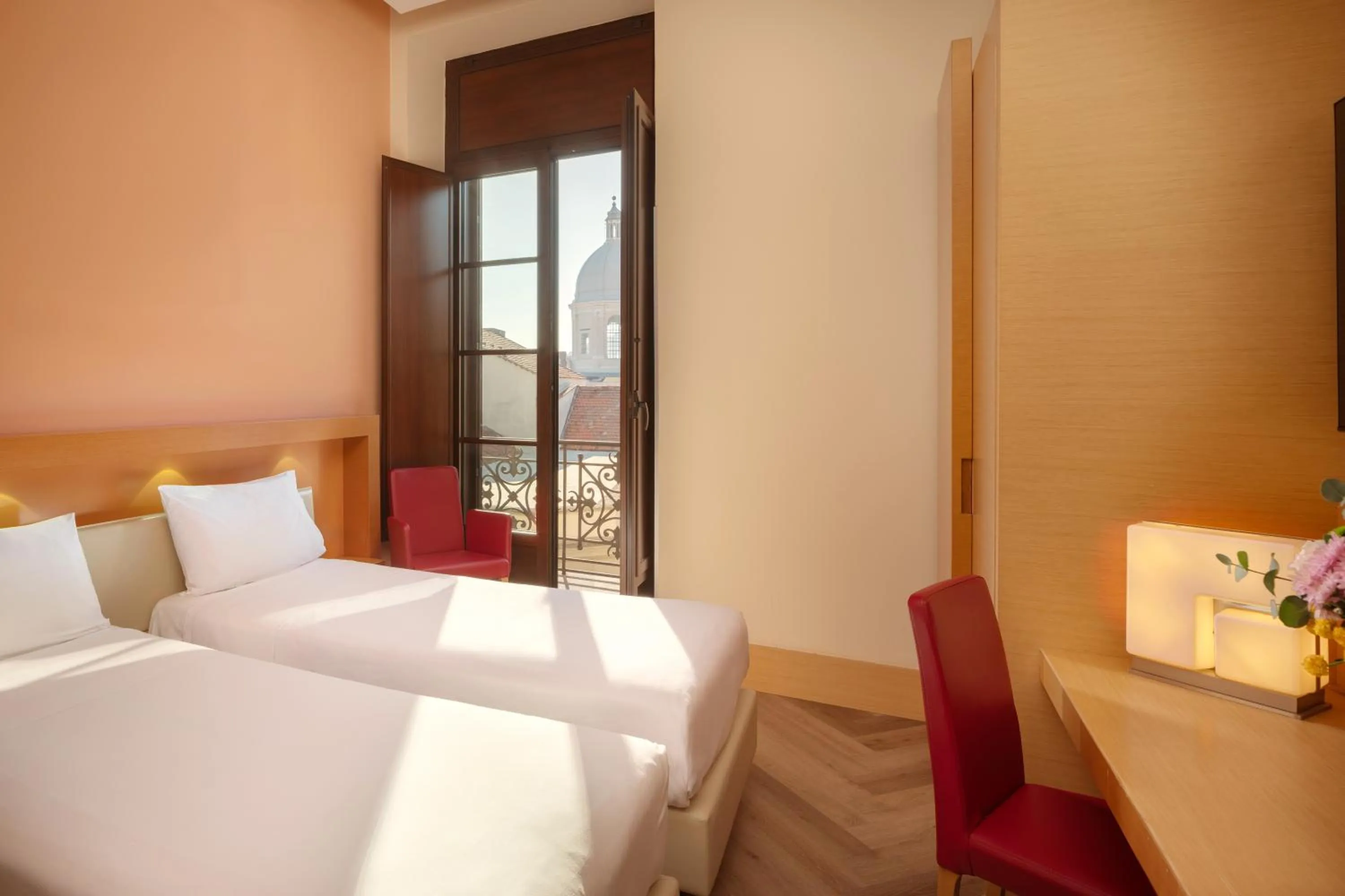 Bedroom, Bed in UNA Hotels Napoli