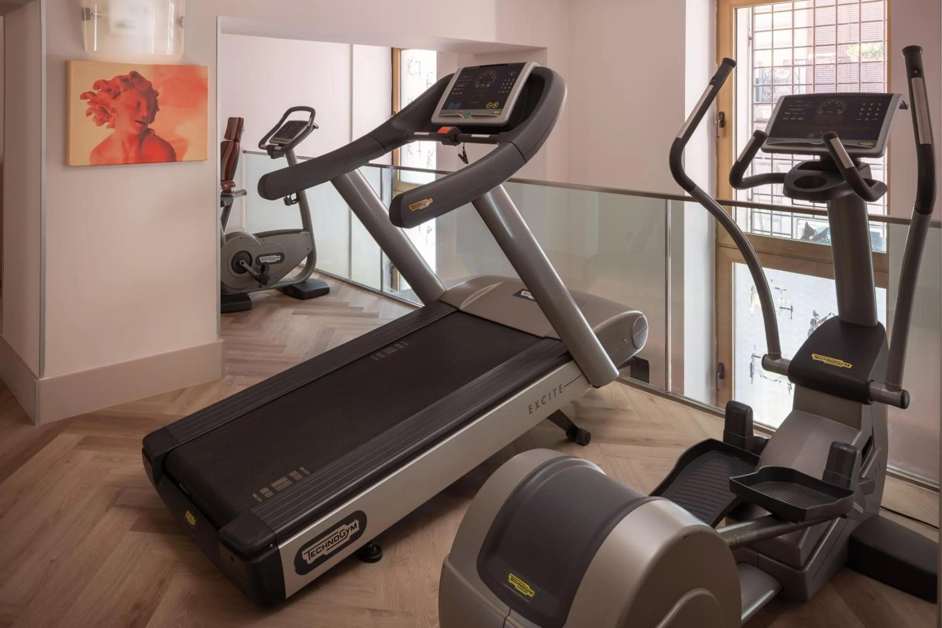 Fitness centre/facilities in UNA Hotels Napoli