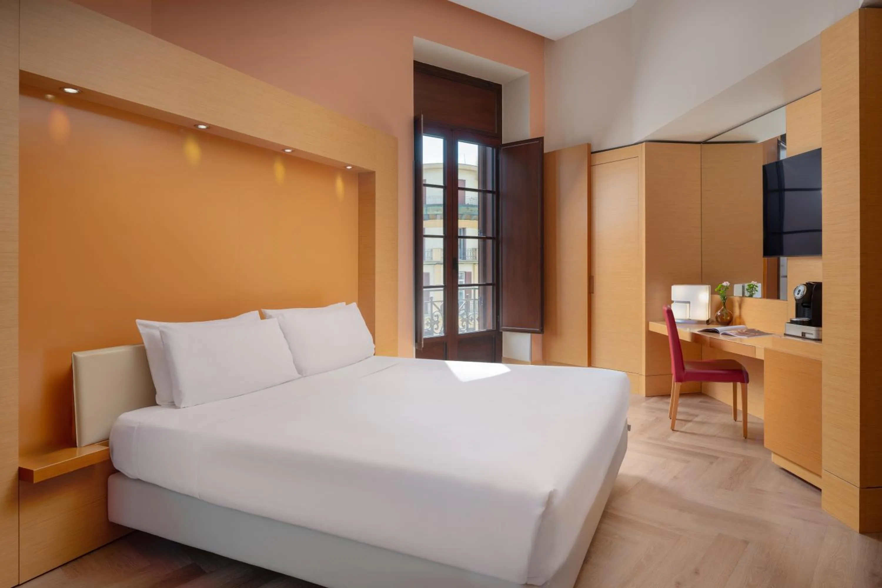 Bed in UNA Hotels Napoli