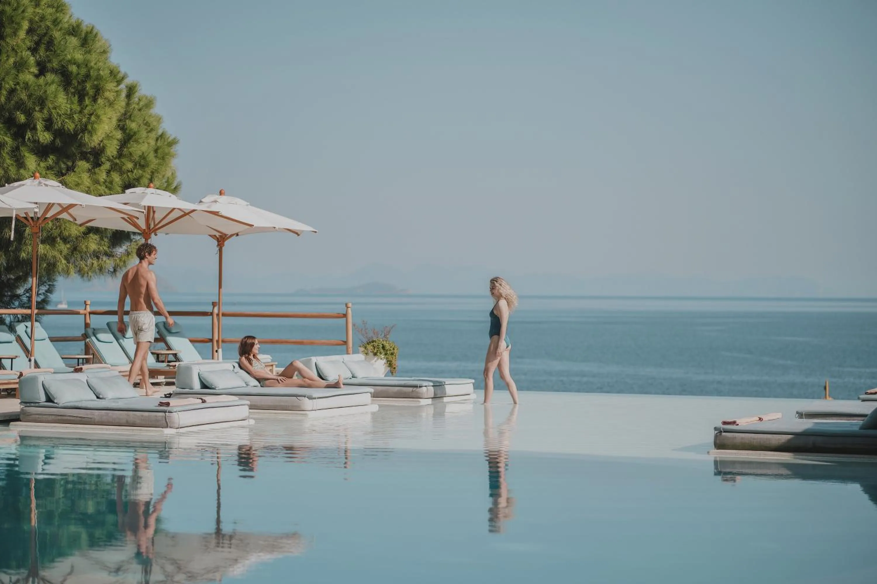 Pool view in Perios Beach House - Adults Only