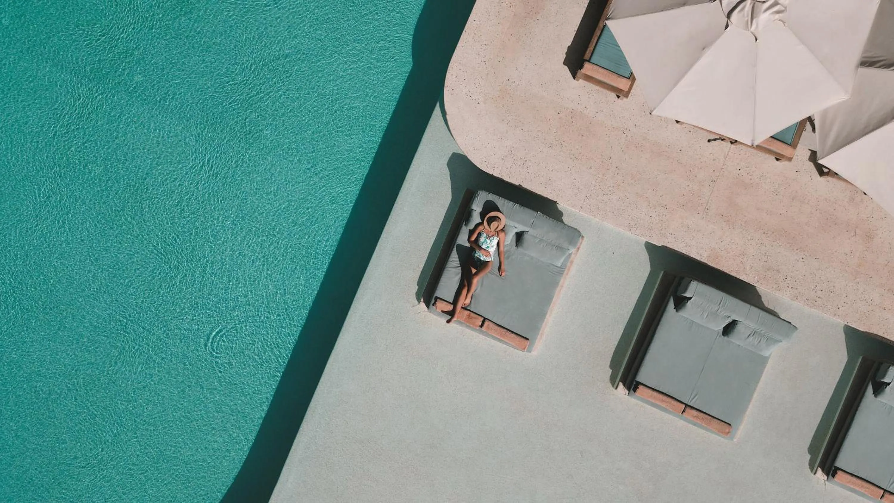 Swimming pool in Perios Beach House - Adults Only