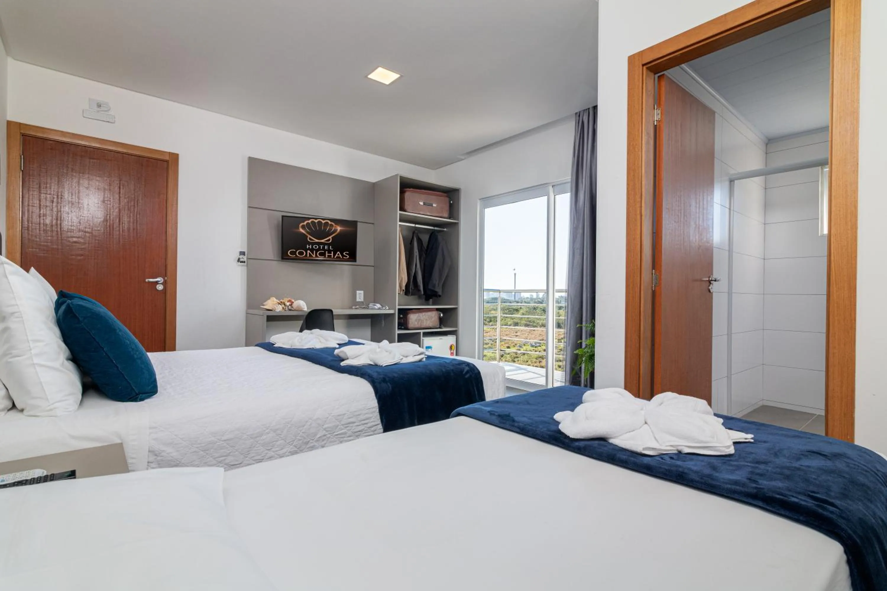 Bed in Hotel Conchas