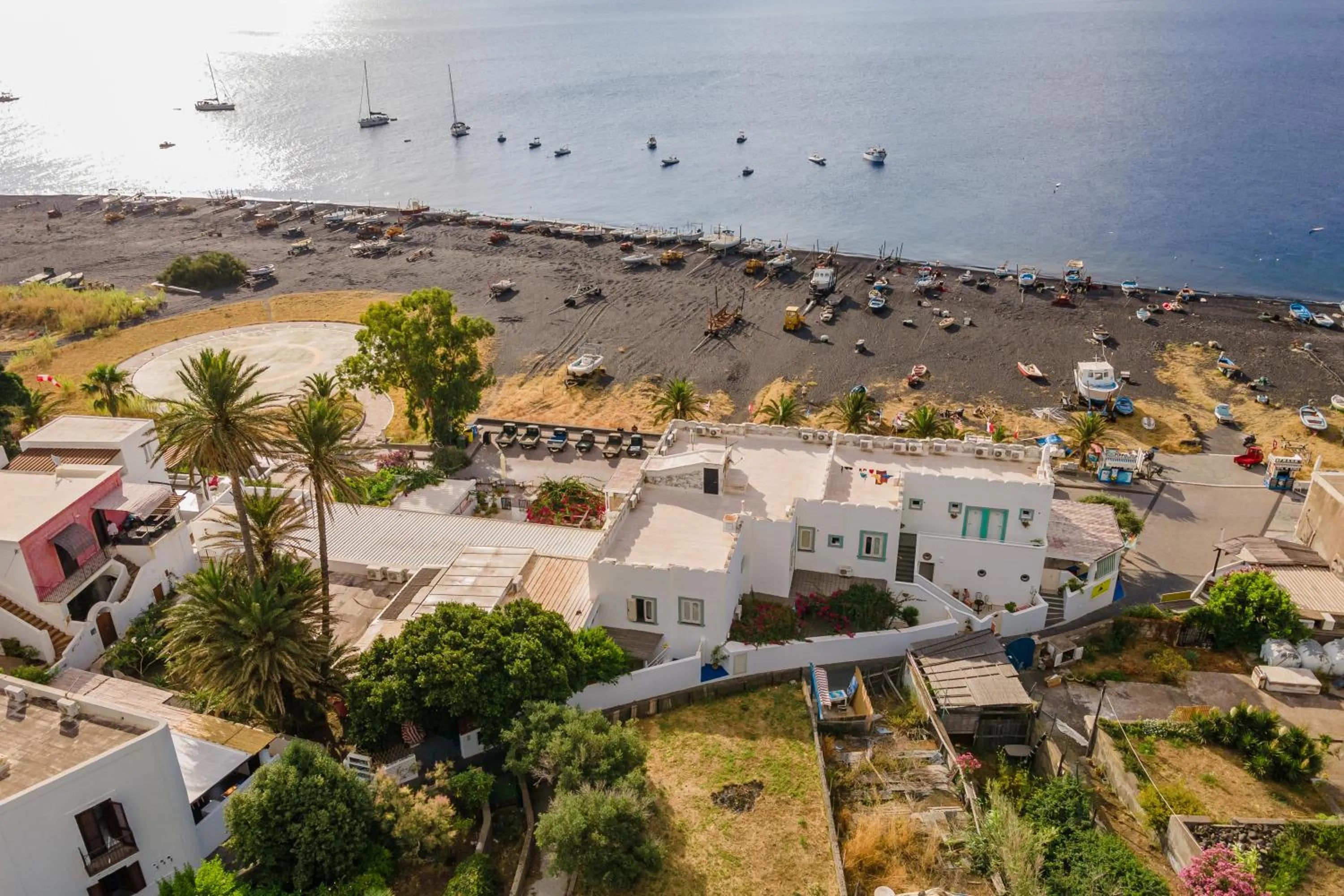 Property building in Hotel Ossidiana Stromboli Center