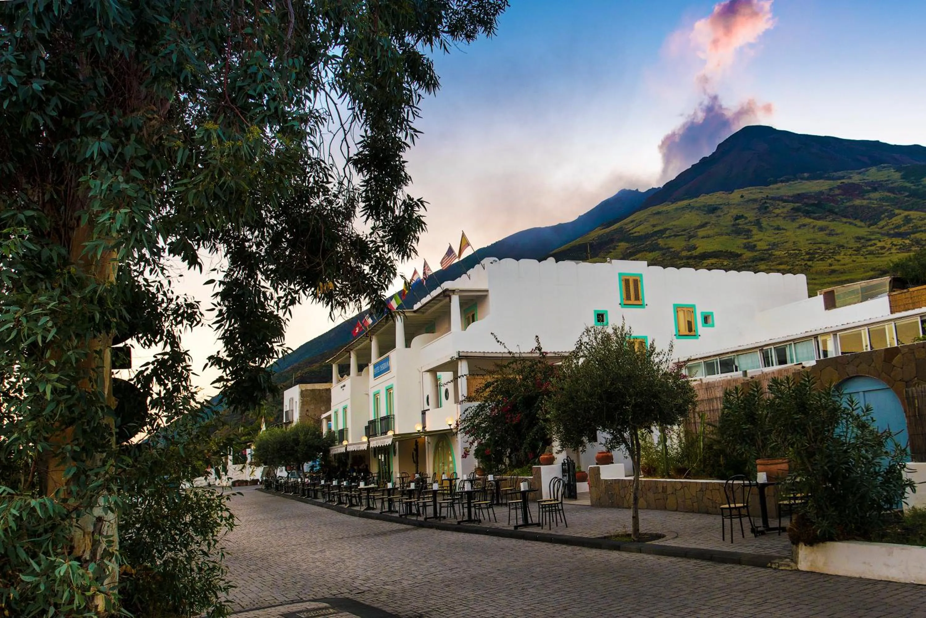 Property building in Hotel Ossidiana Stromboli Center