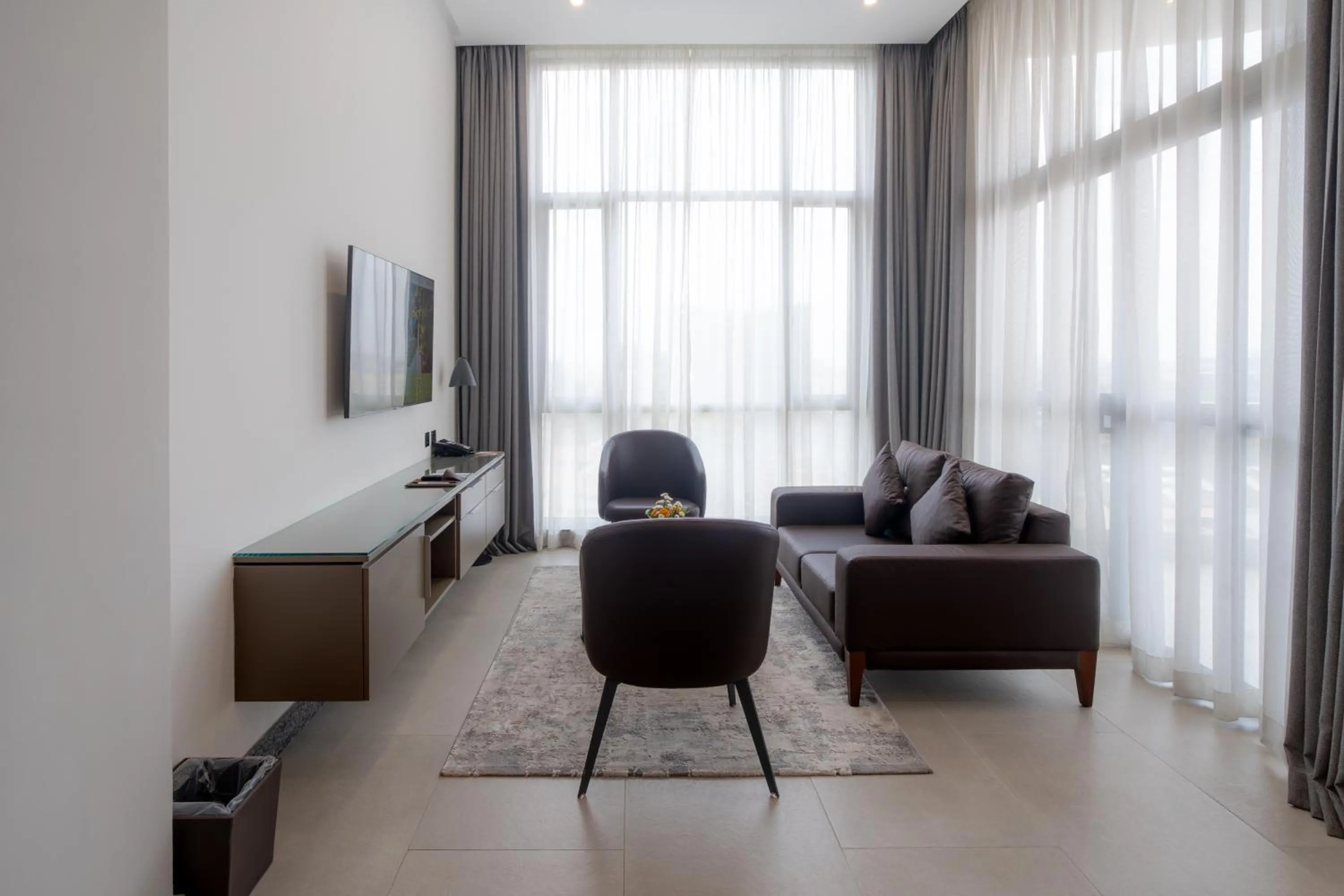 Seating area in Dusit Princess Hotel Residences Nairobi