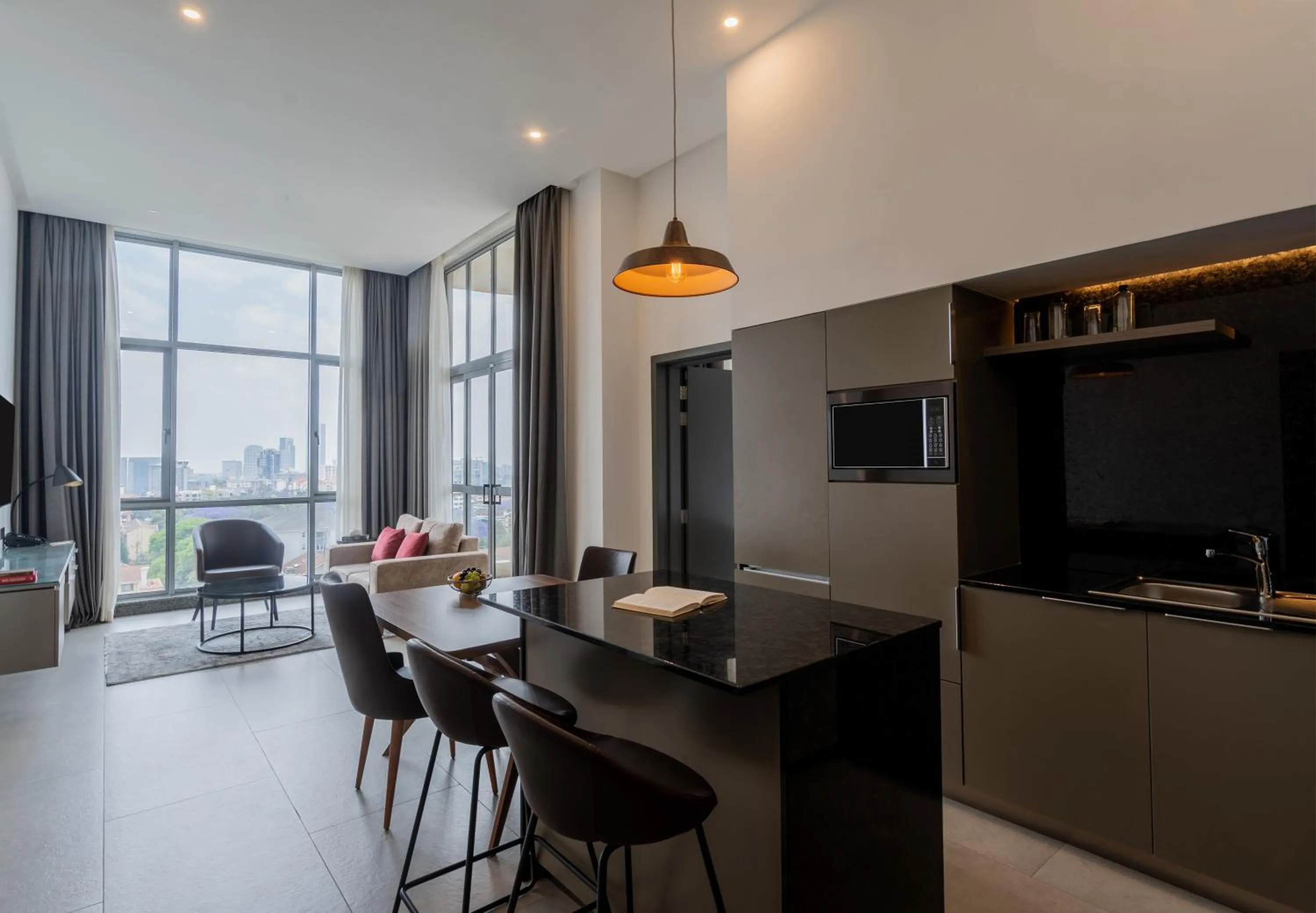 Kitchen or kitchenette in Dusit Princess Hotel Residences Nairobi