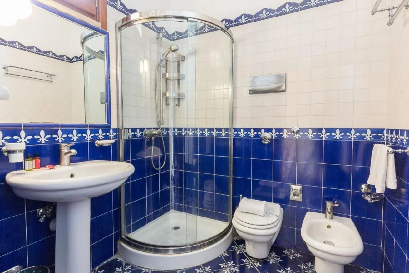 Shower in Hotel Eros