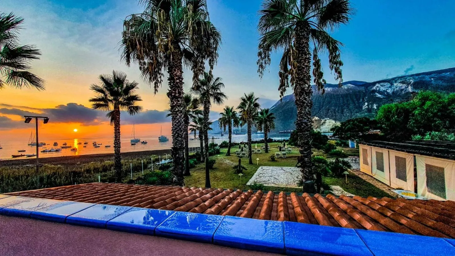 Bird's eye view in Hotel Eros