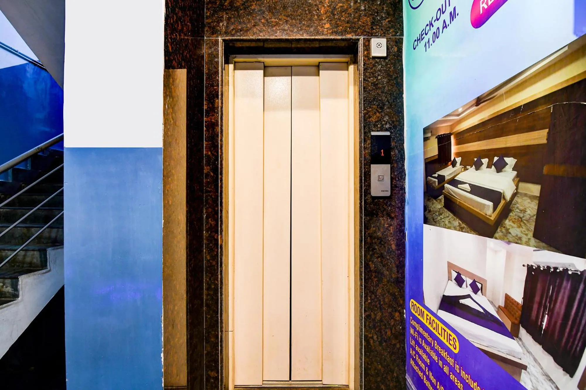 elevator in FabHotel Best Buy