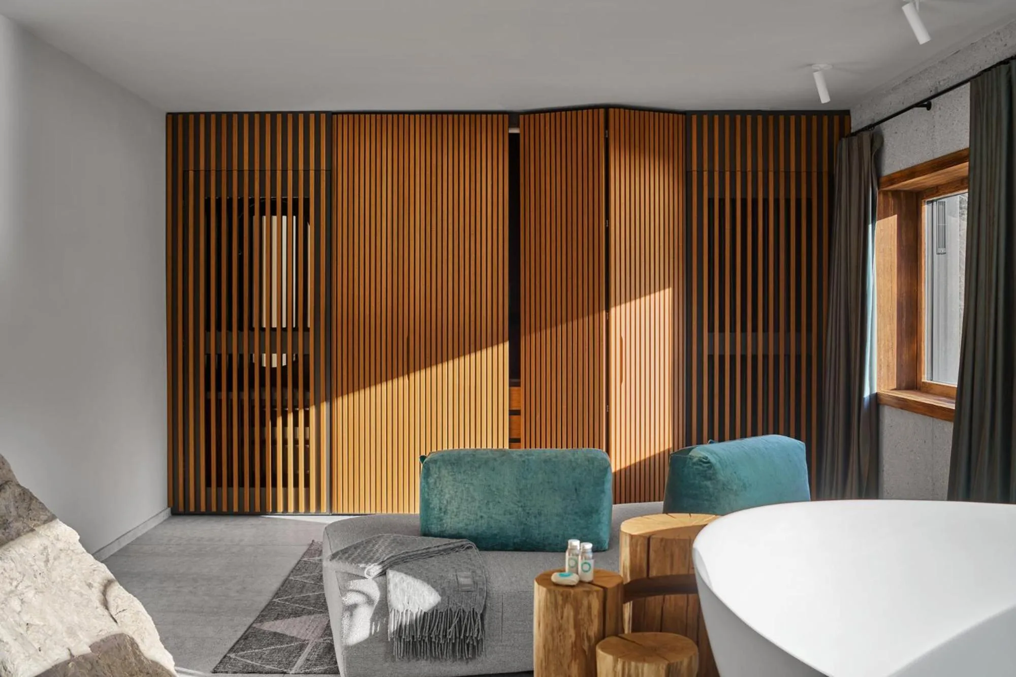 Seating area in Milka Boutique Hotel