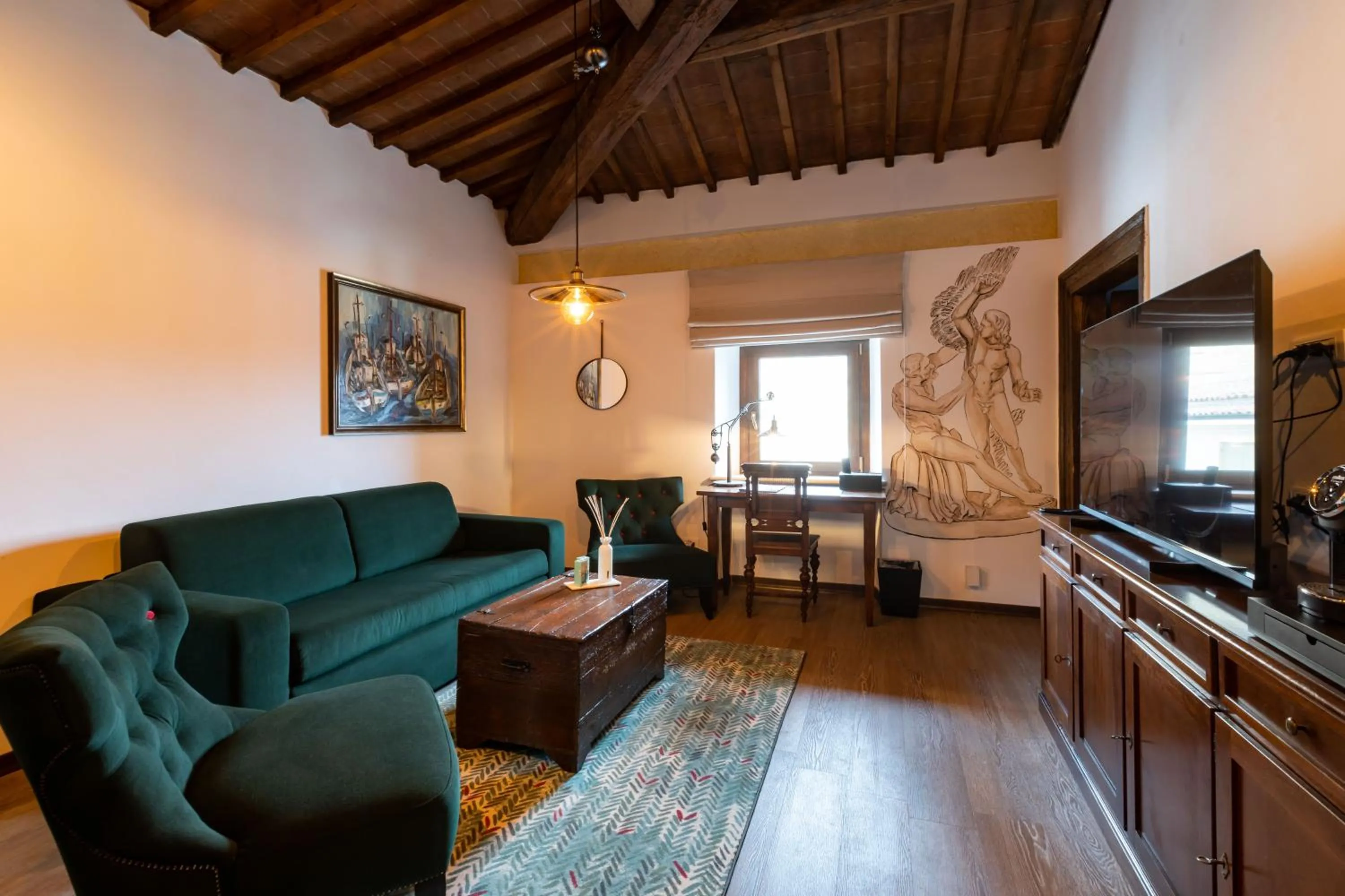 Living room in Castrum Wine Relais - Albergo Diffuso