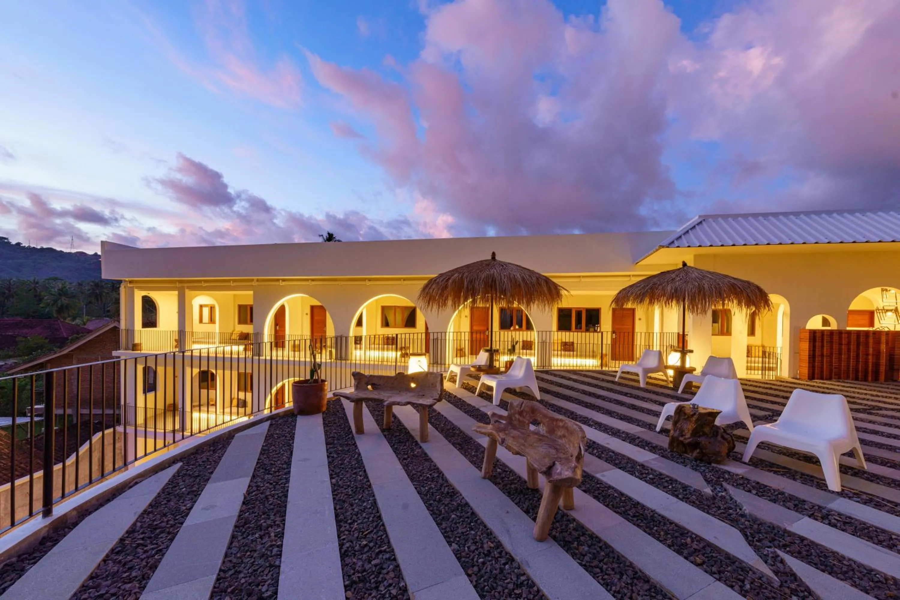 Sunset in El Tropico Boutique Hotel