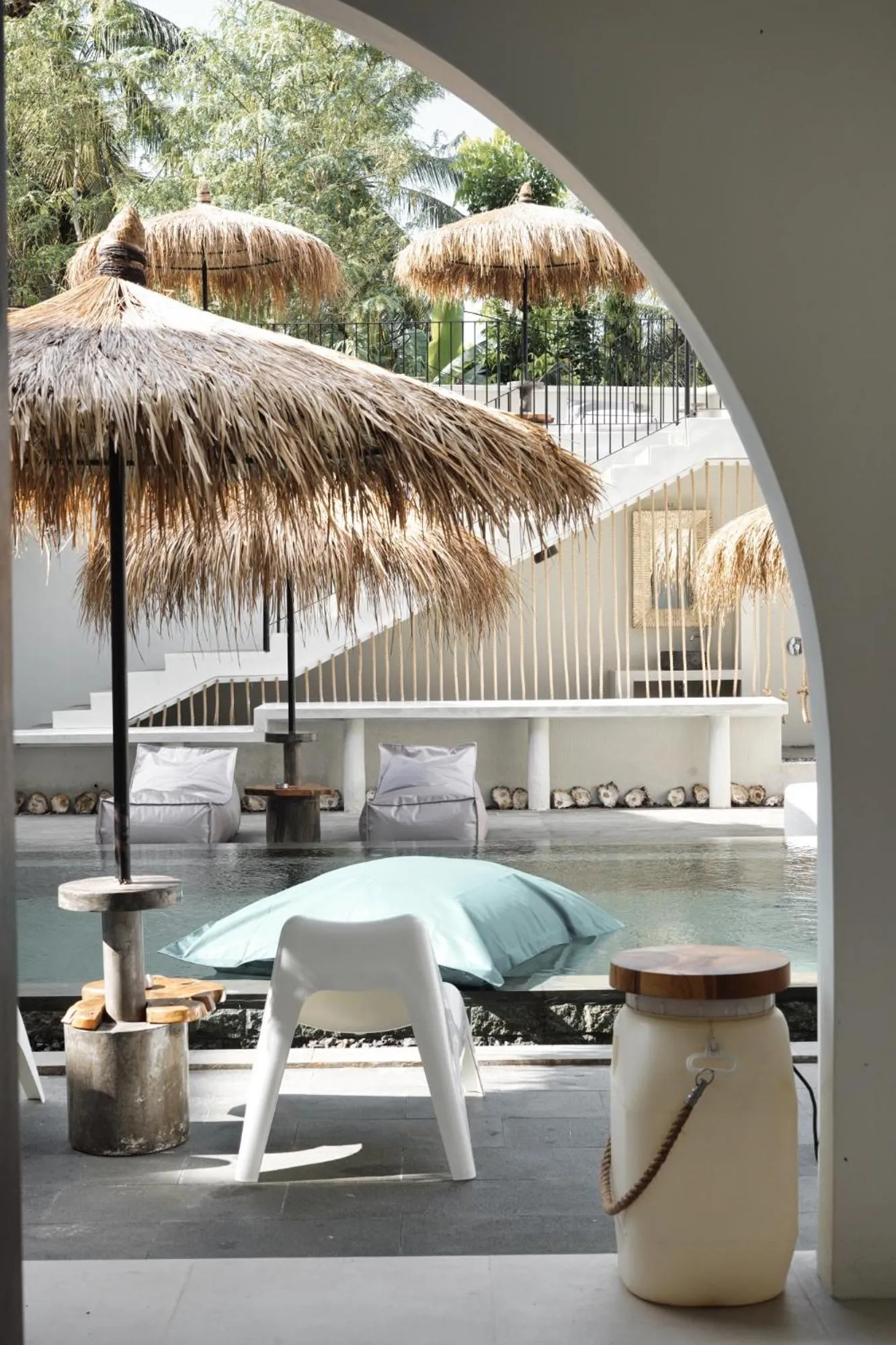 sunbed in El Tropico Boutique Hotel