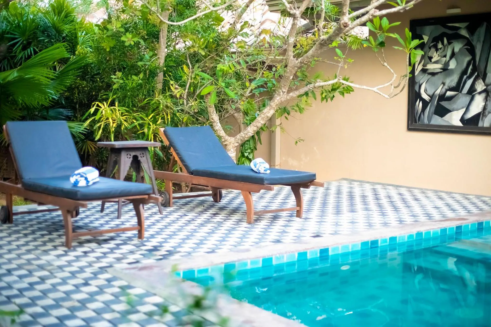 Swimming pool in NIKARA Luxury Beach House