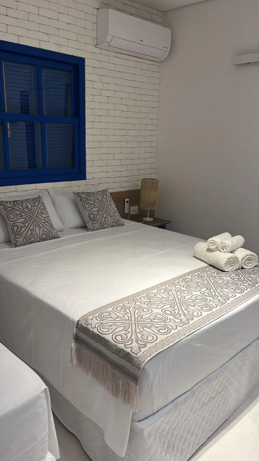 Bed in Pousada Villa Santô