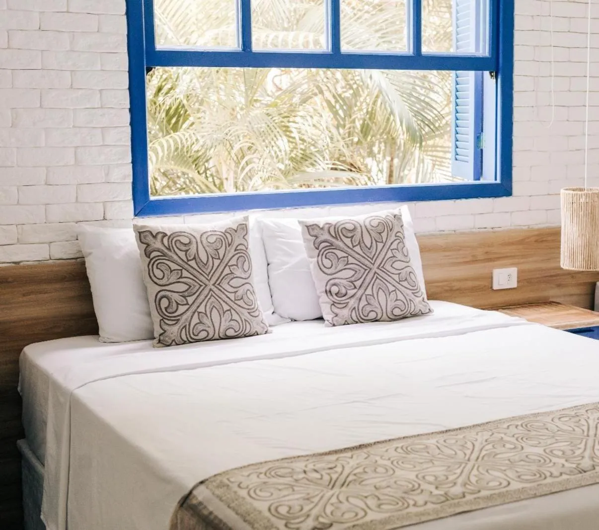 Bed in Pousada Villa Santô